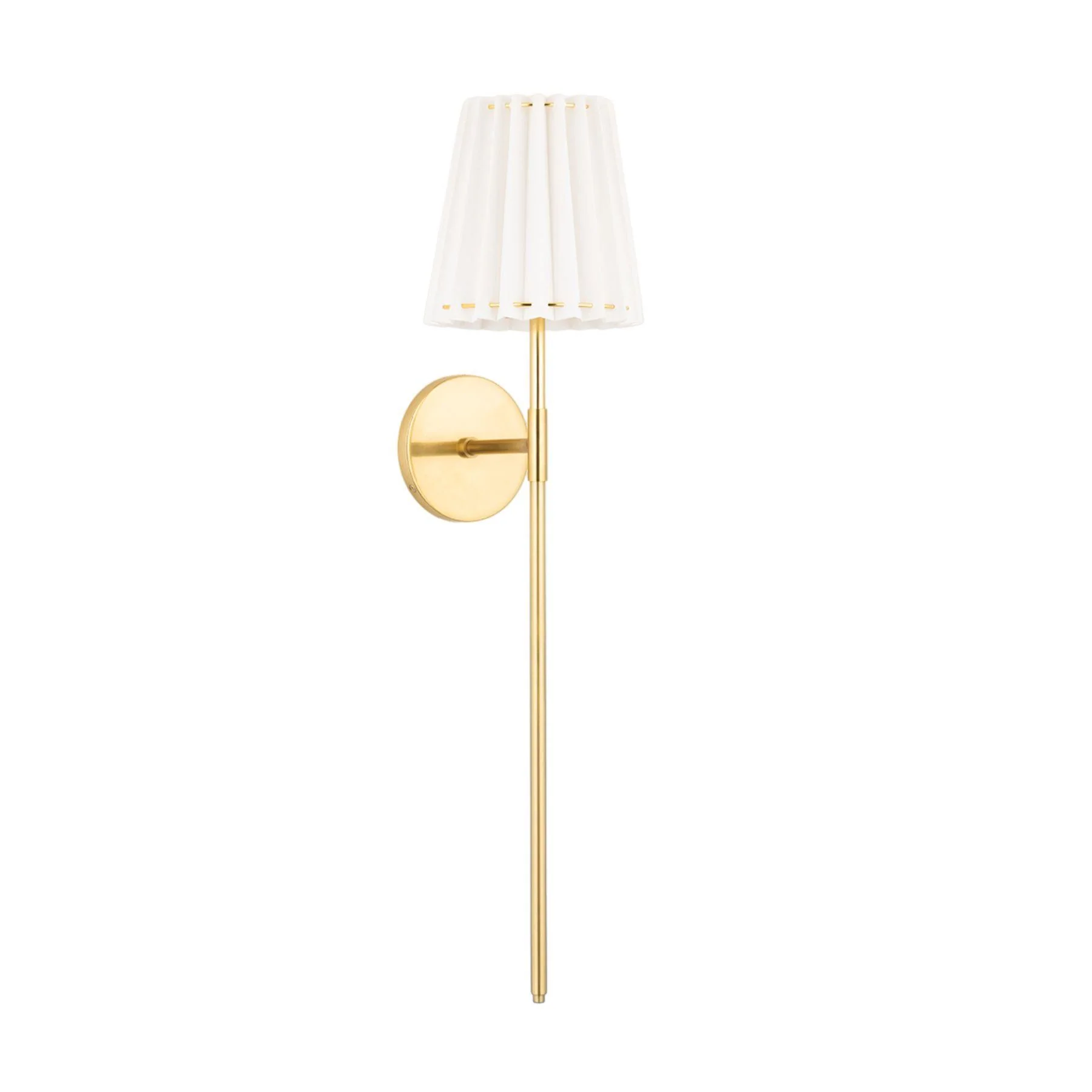Demi Aged Brass Long Arm Wall Light - Image 2
