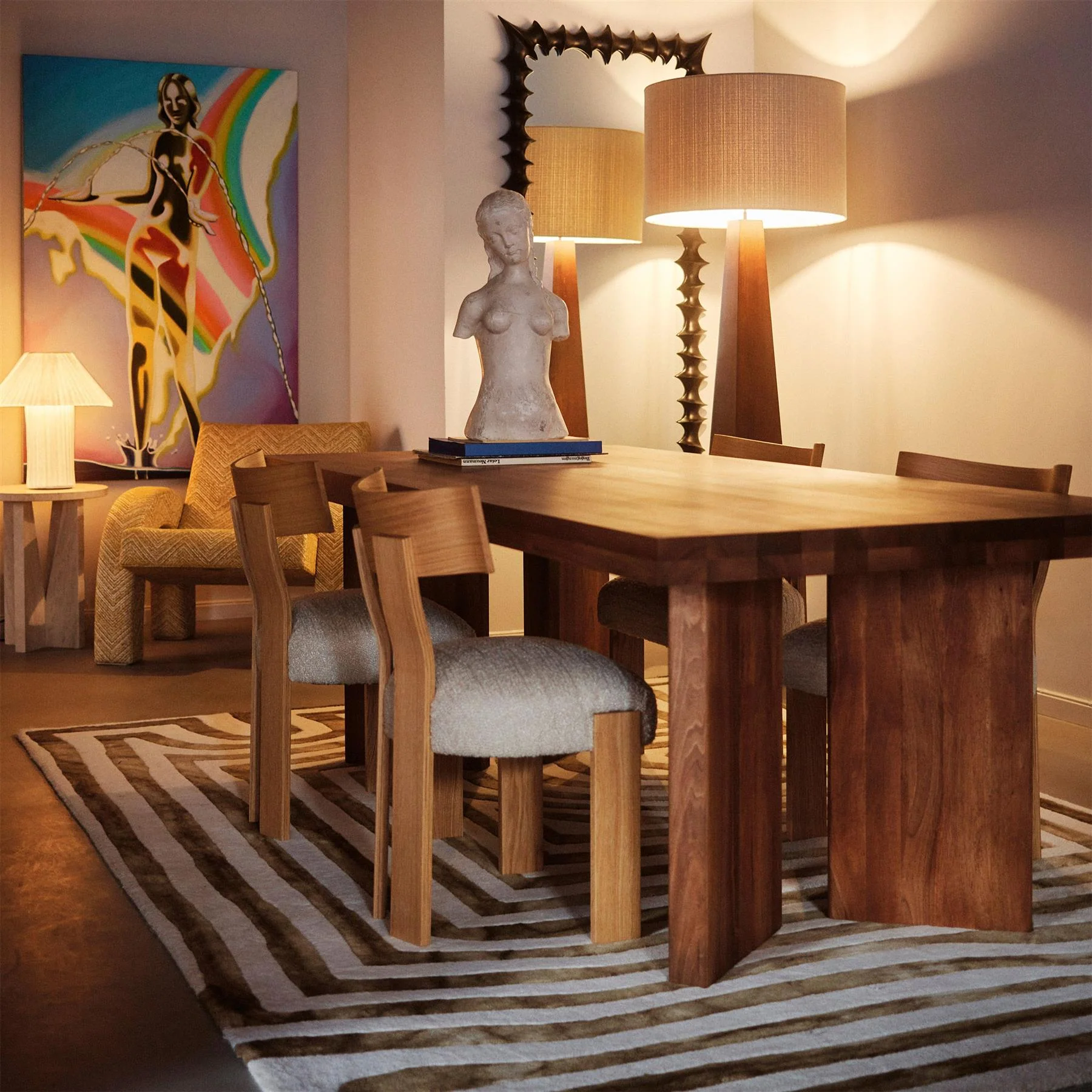 Dusty Deco French Dining Table - Image 2