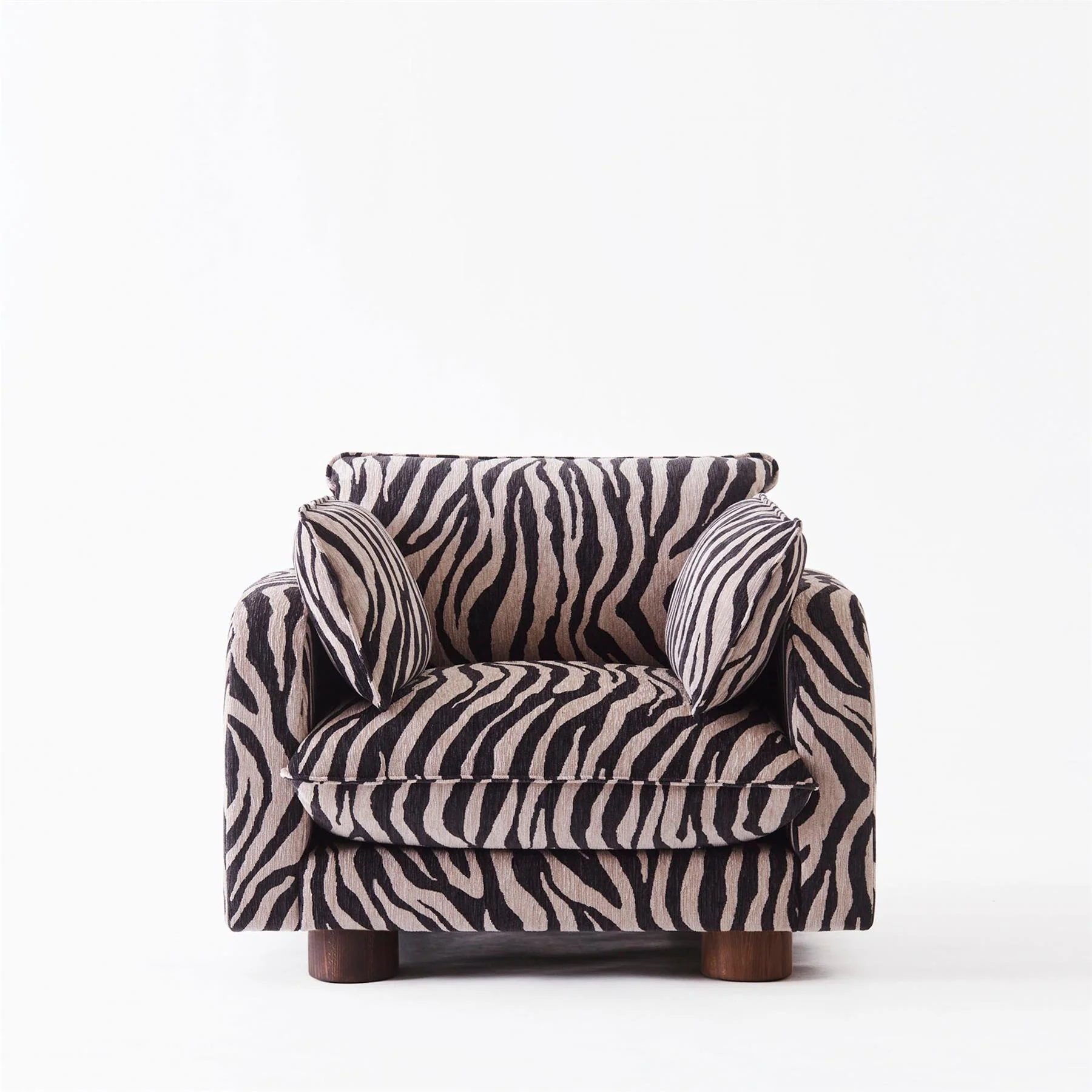 Dusty Deco Miles Armchair Zebra - Image 2