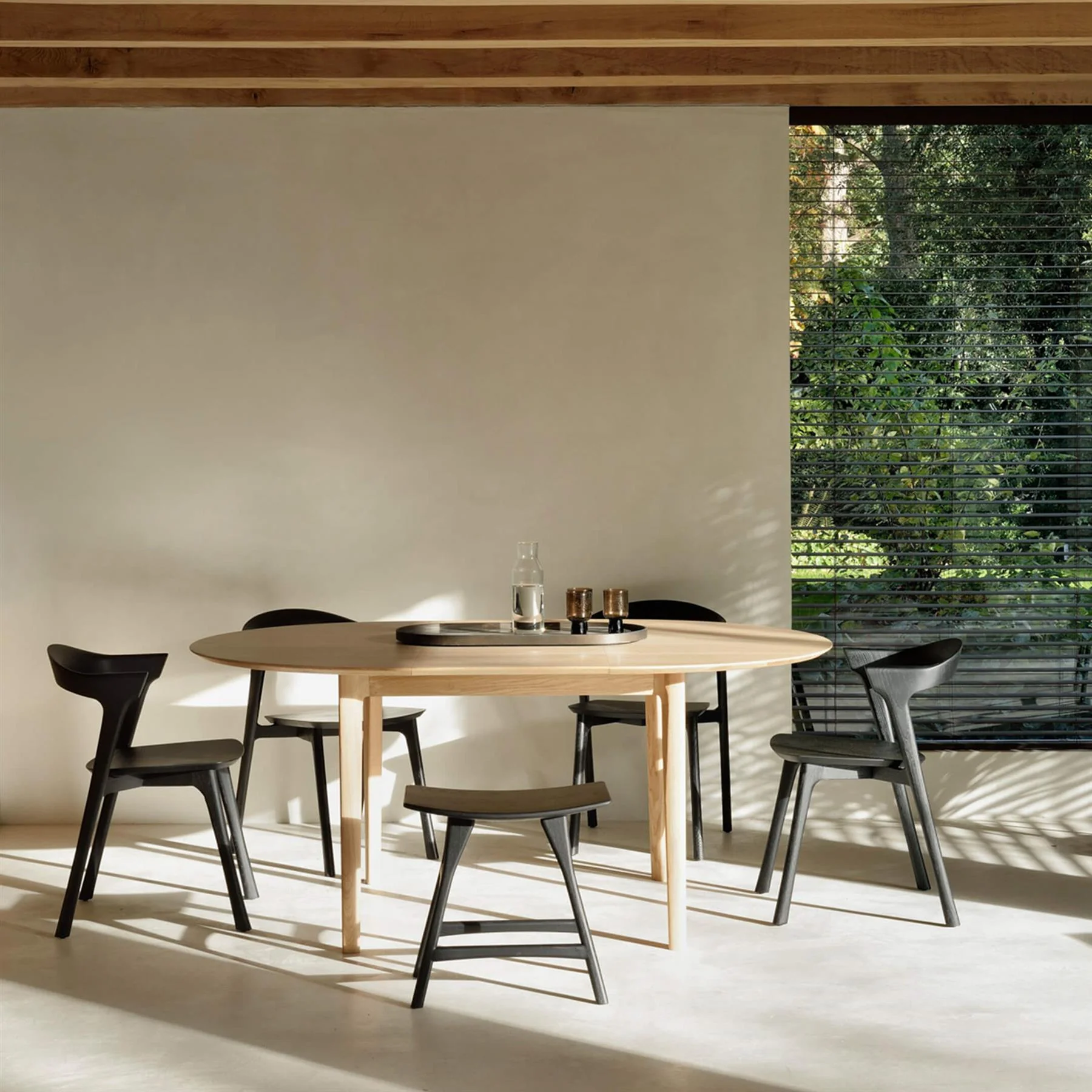 Ethnicraft Bok Extendable Round Dining Table - Image 3
