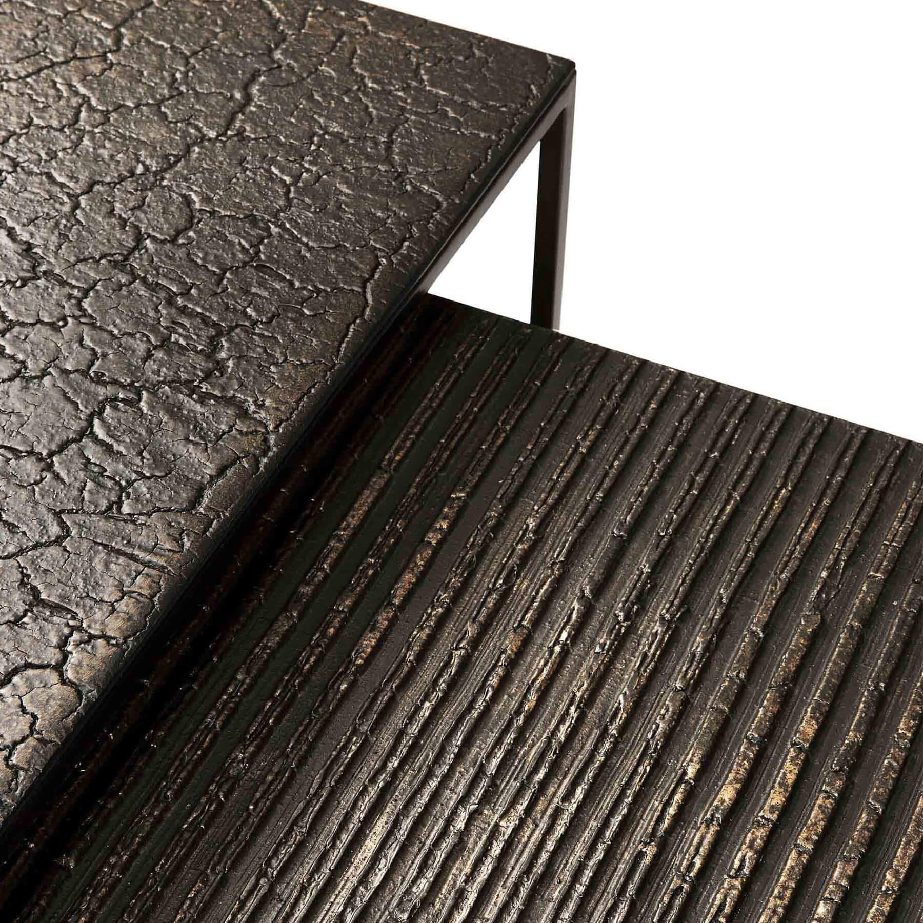 Ethnicraft Pentagon Nesting Coffee Table - Image 4