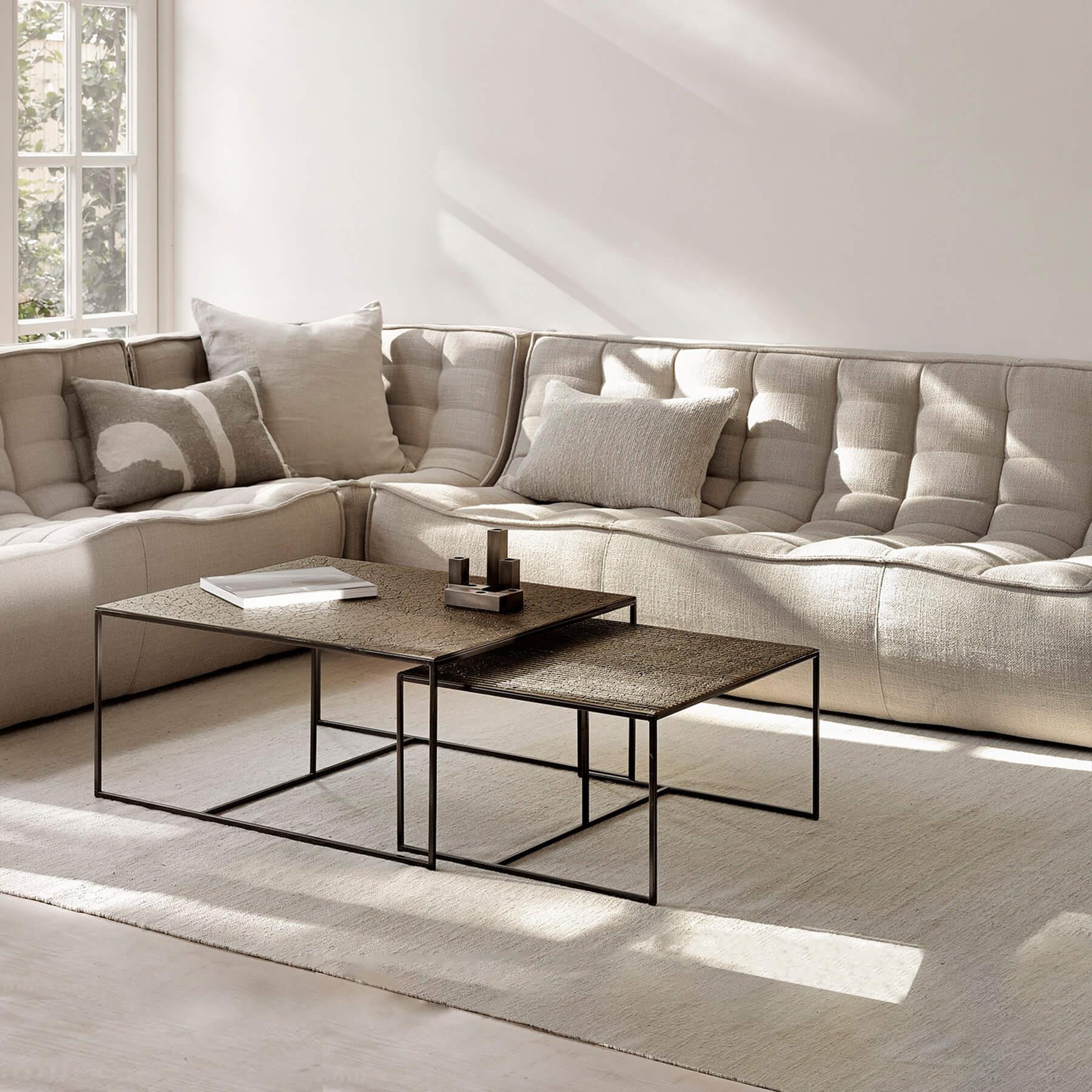 Ethnicraft Pentagon Nesting Coffee Table - Image 6