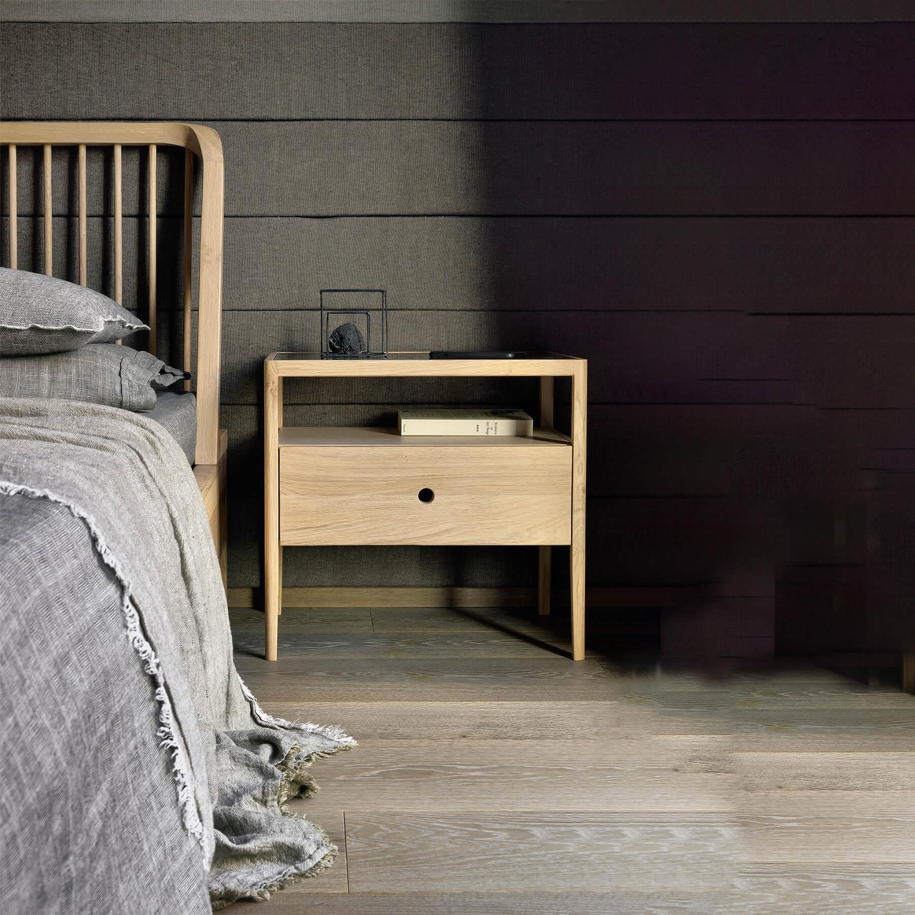 Ethnicraft Spindle Bedside Table - Image 4