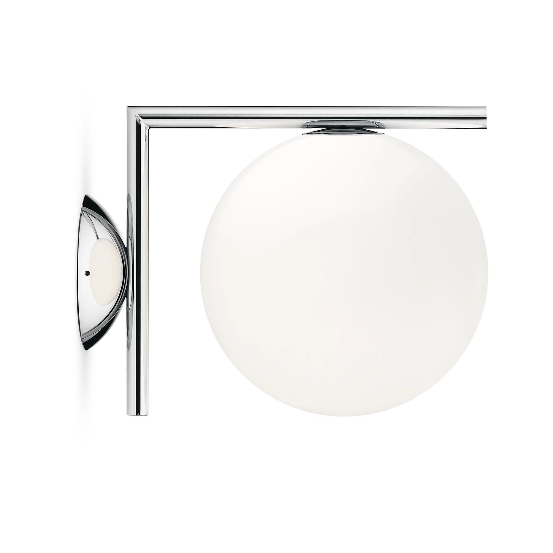 Ex-Display Flos IC Wall & Ceiling Light - Small, Chrome