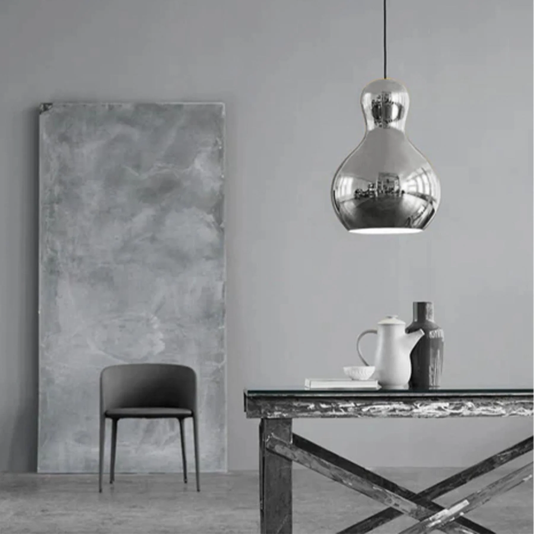 Ex-Display Fritz Hansen Calabash Pendant Light - Small, Silver - Image 2