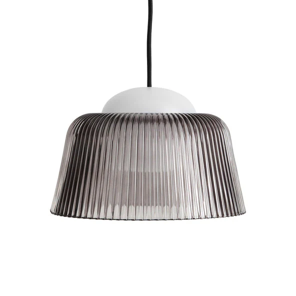 Ex-Display (Winchester Store) HAY Brim Pendant Light - Smoke grey glass