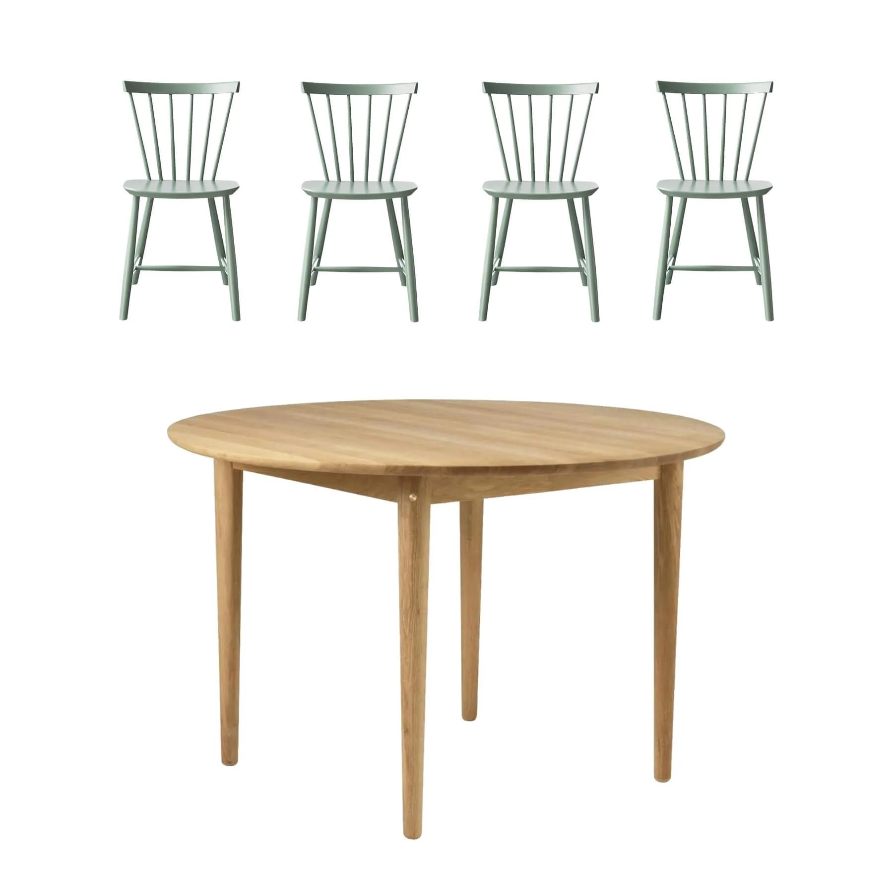 FDB Mobler Kitchen Dining Table Set - Image 2