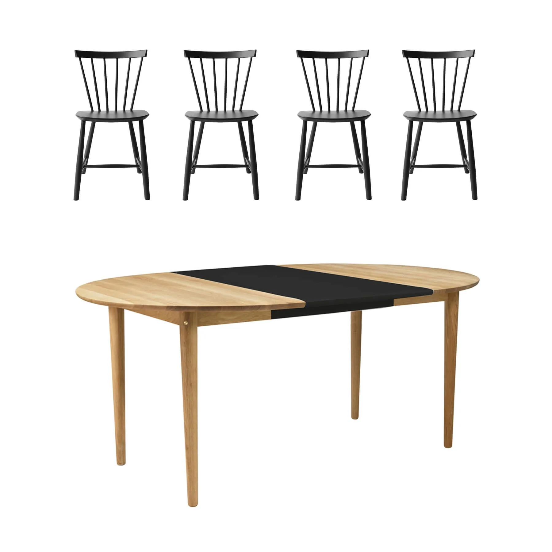 FDB Mobler Kitchen Dining Table Set - Image 6