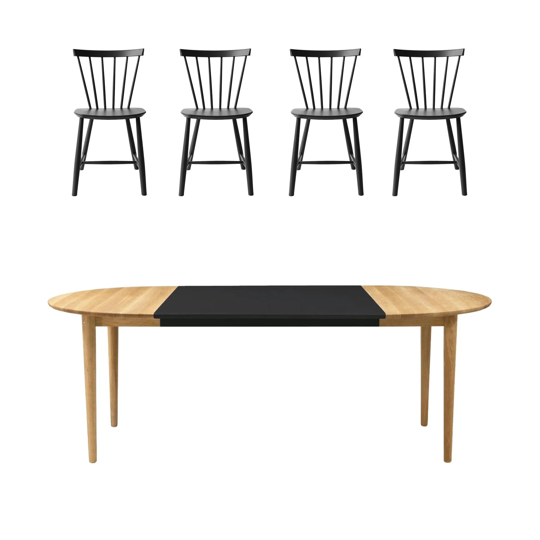 FDB Mobler Kitchen Dining Table Set - Image 7