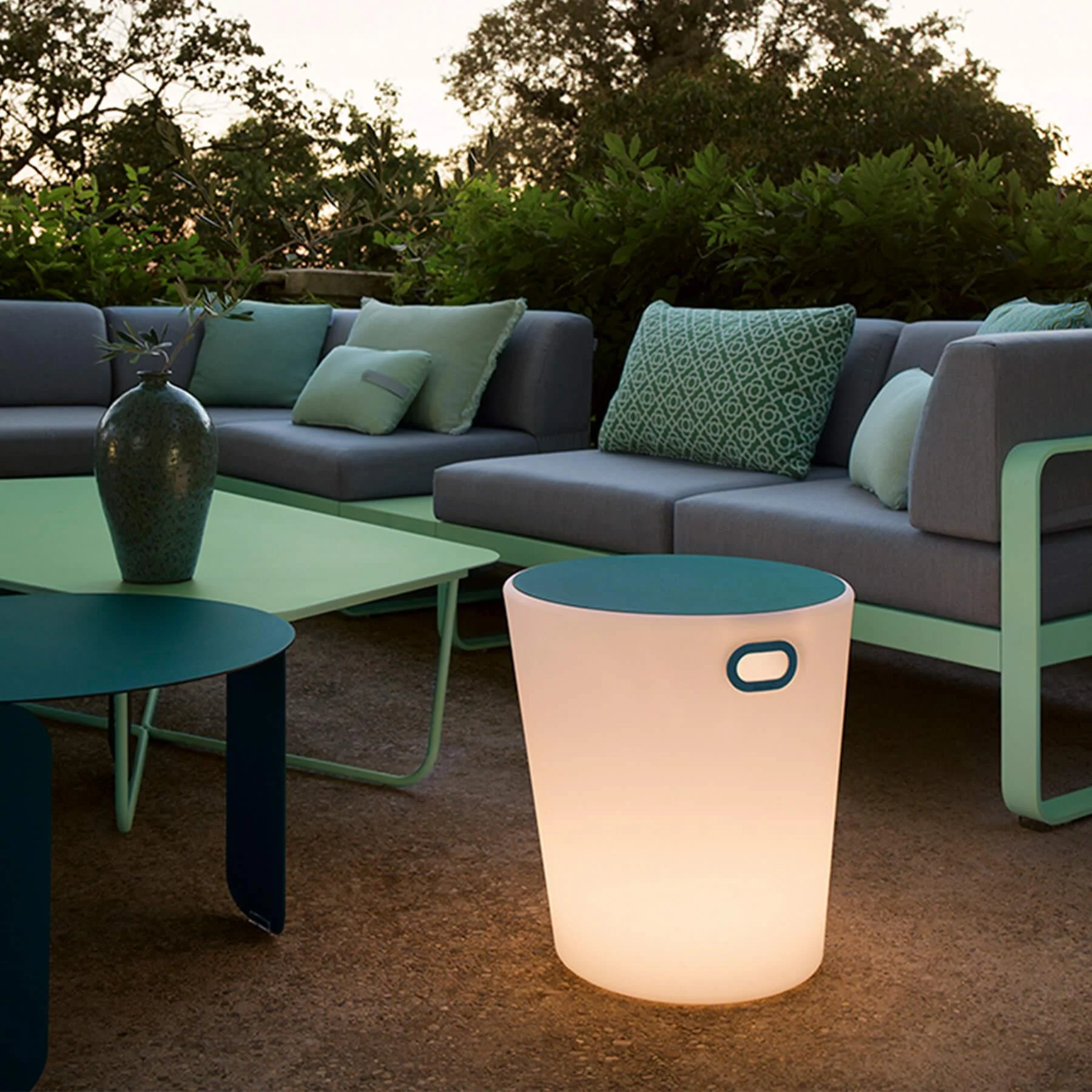 Fermob Inoui Outdoor Lighting Stool - Image 5
