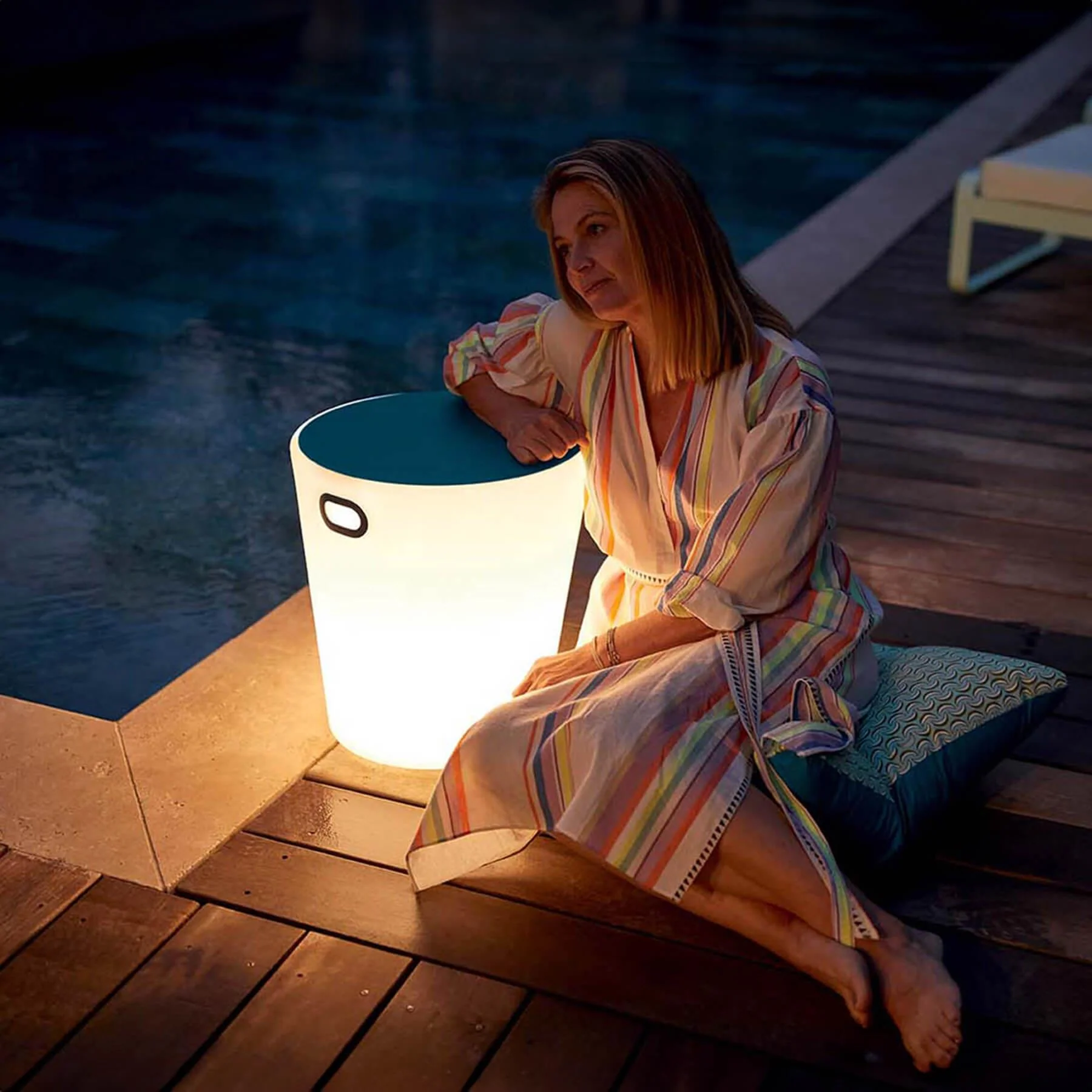 Fermob Inoui Outdoor Lighting Stool - Image 6