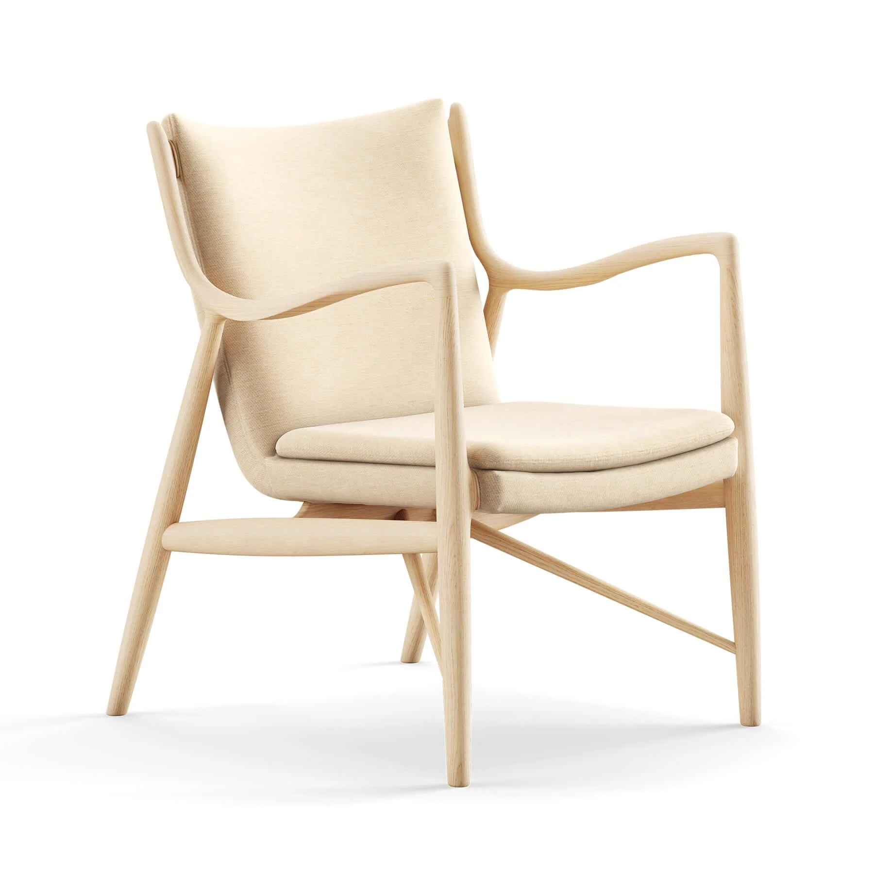 Finn Juhl The 45 Chair in Clear Oiled Oak - Image 12