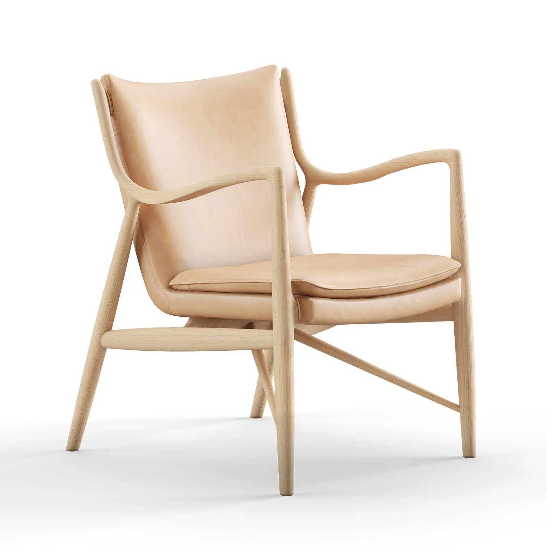Finn Juhl The 45 Chair in Clear Oiled Oak - Image 14