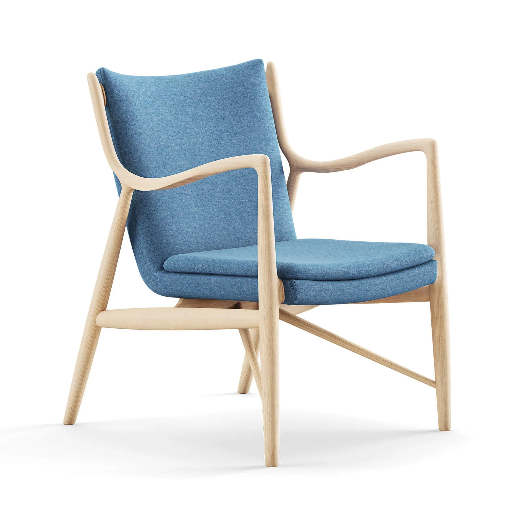 Finn Juhl The 45 Chair in Clear Oiled Oak - Image 21