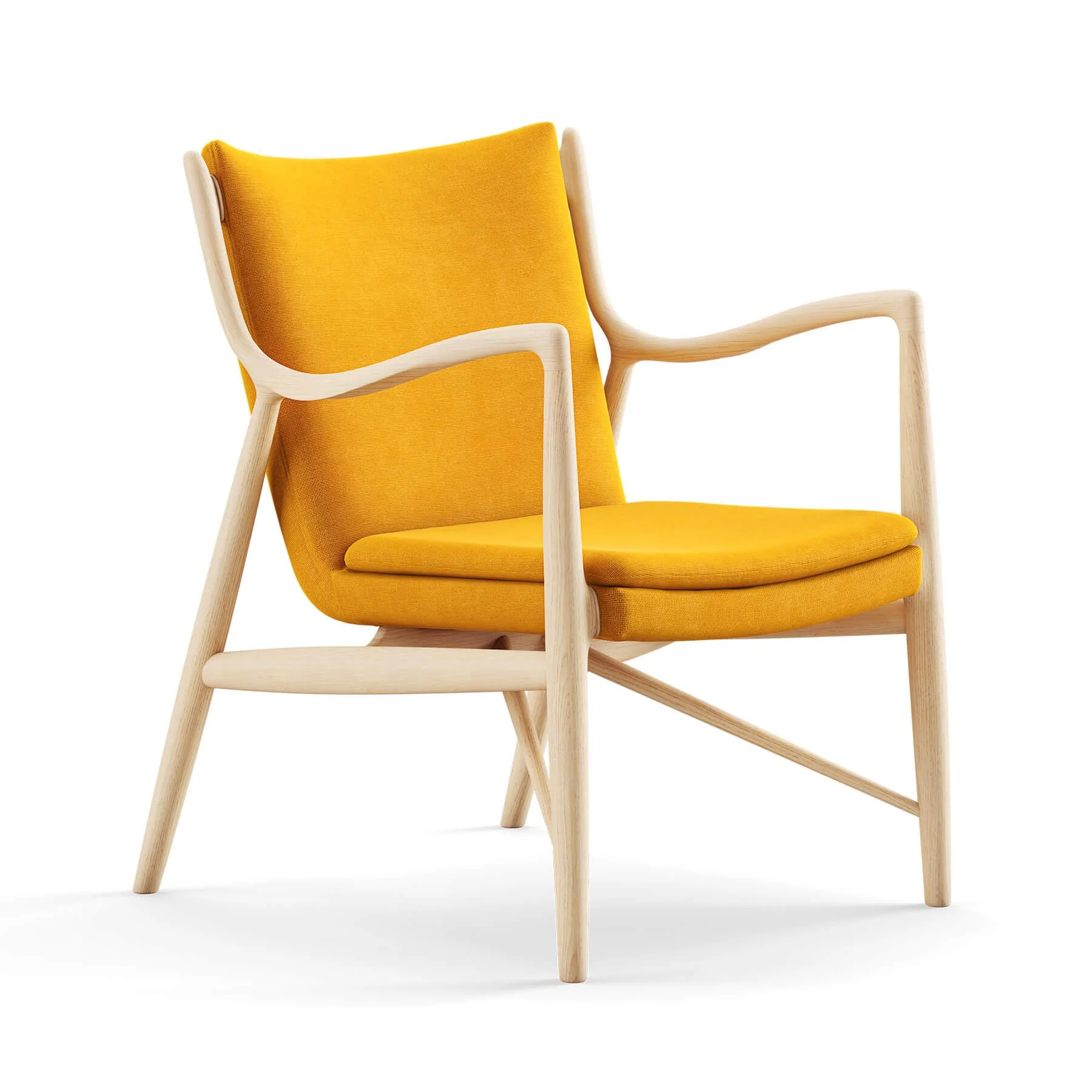 Finn Juhl The 45 Chair in Clear Oiled Oak - Image 23