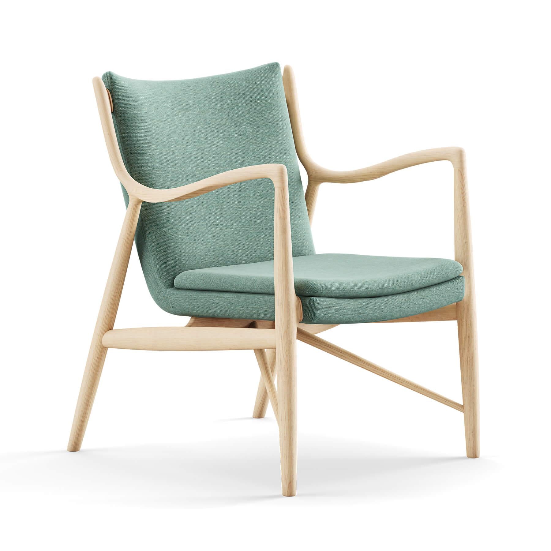 Finn Juhl The 45 Chair in Clear Oiled Oak - Image 26