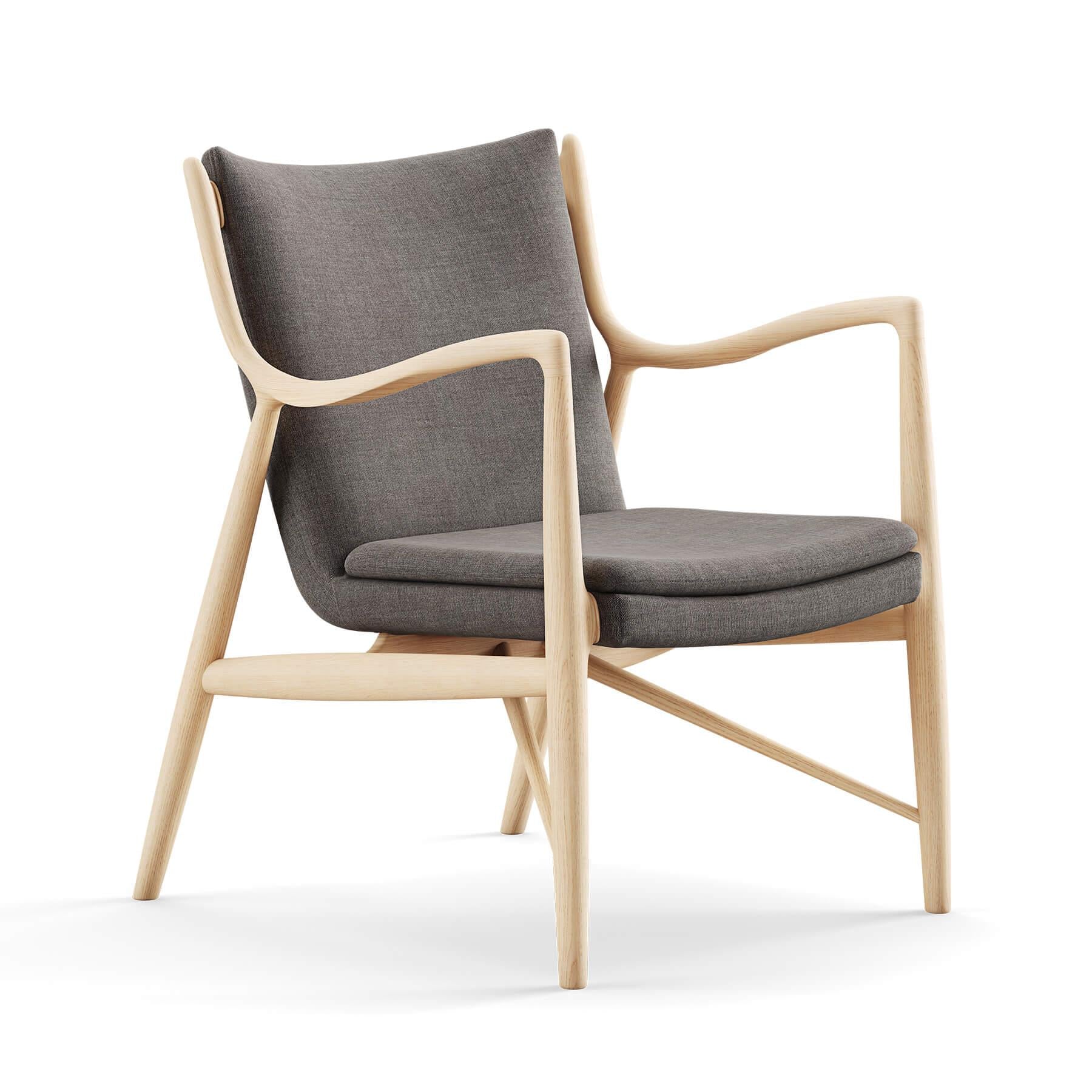 Finn Juhl The 45 Chair in Clear Oiled Oak - Image 29