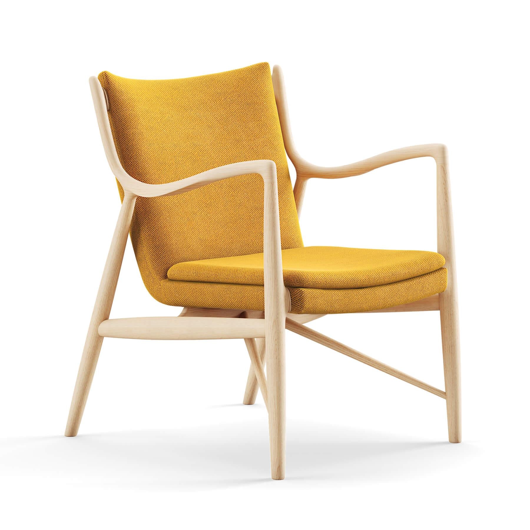 Finn Juhl The 45 Chair in Clear Oiled Oak - Image 31