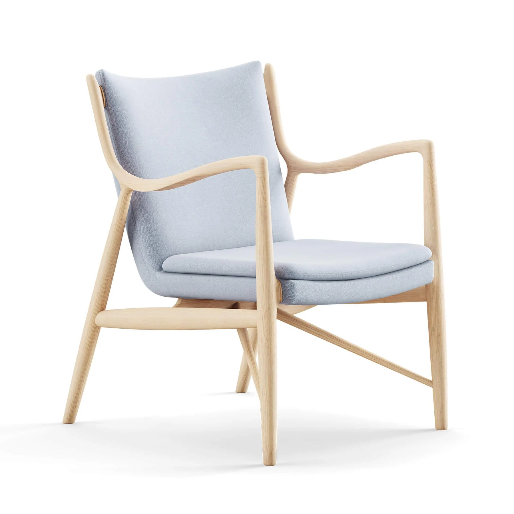 Finn Juhl The 45 Chair in Clear Oiled Oak - Image 35