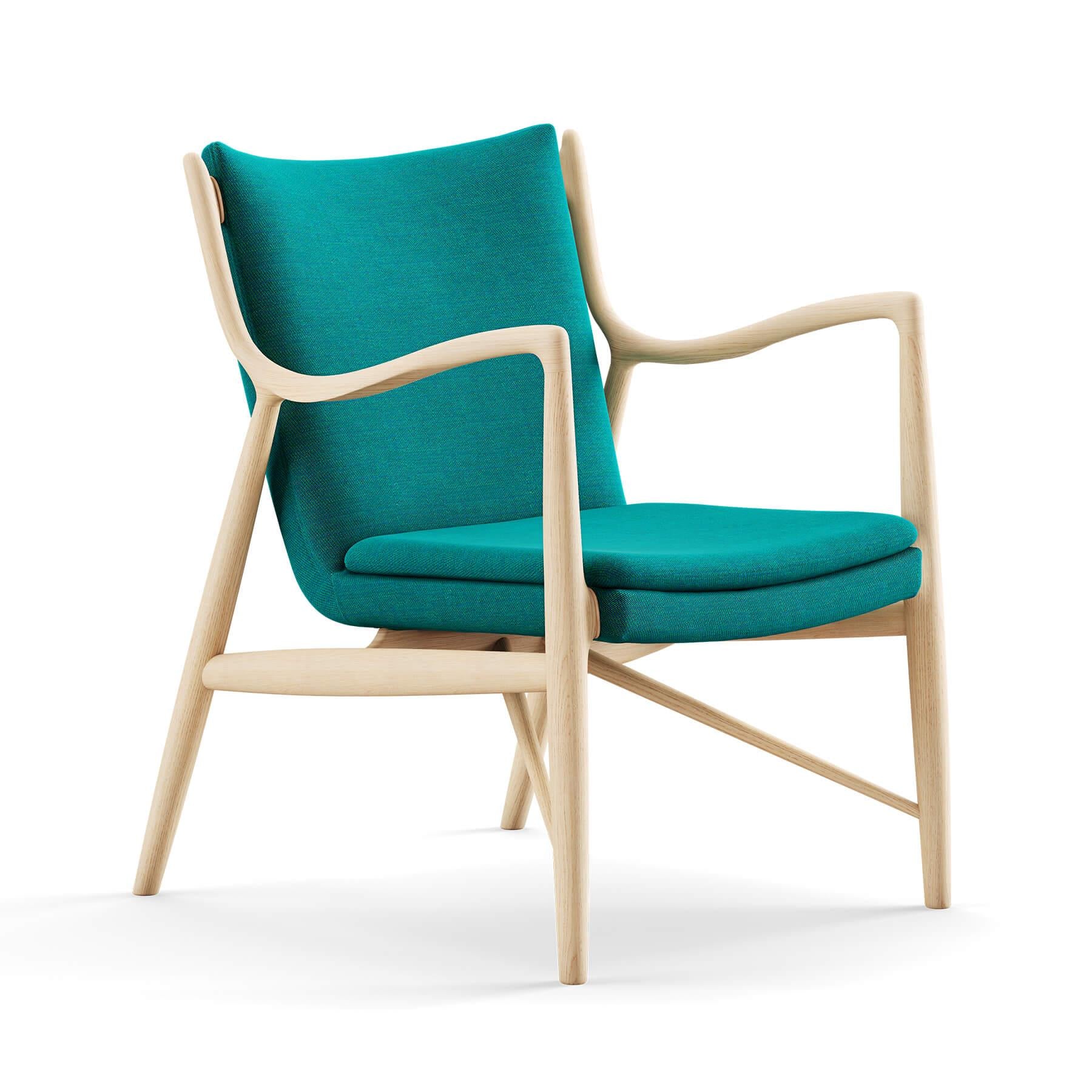 Finn Juhl The 45 Chair in Clear Oiled Oak - Image 39