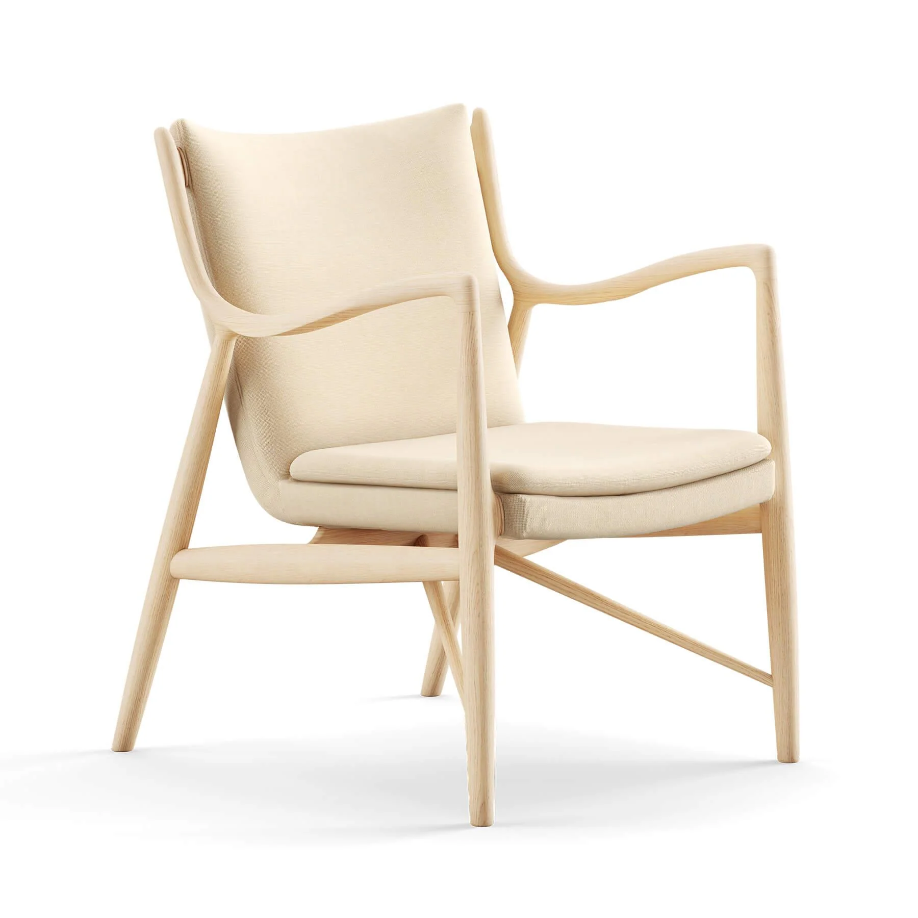 Finn Juhl The 45 Chair in Clear Oiled Oak - Image 41