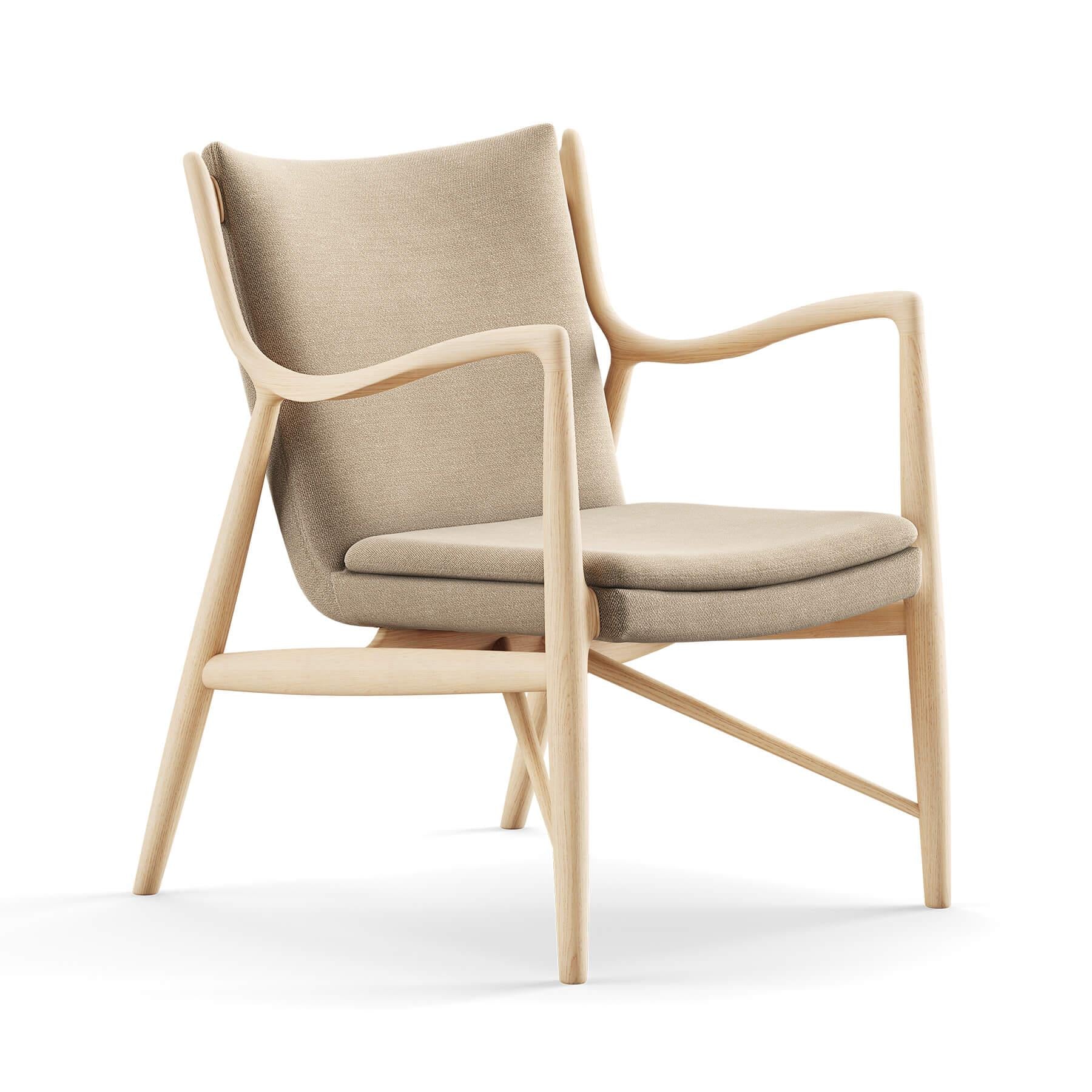 Finn Juhl The 45 Chair in Clear Oiled Oak - Image 42