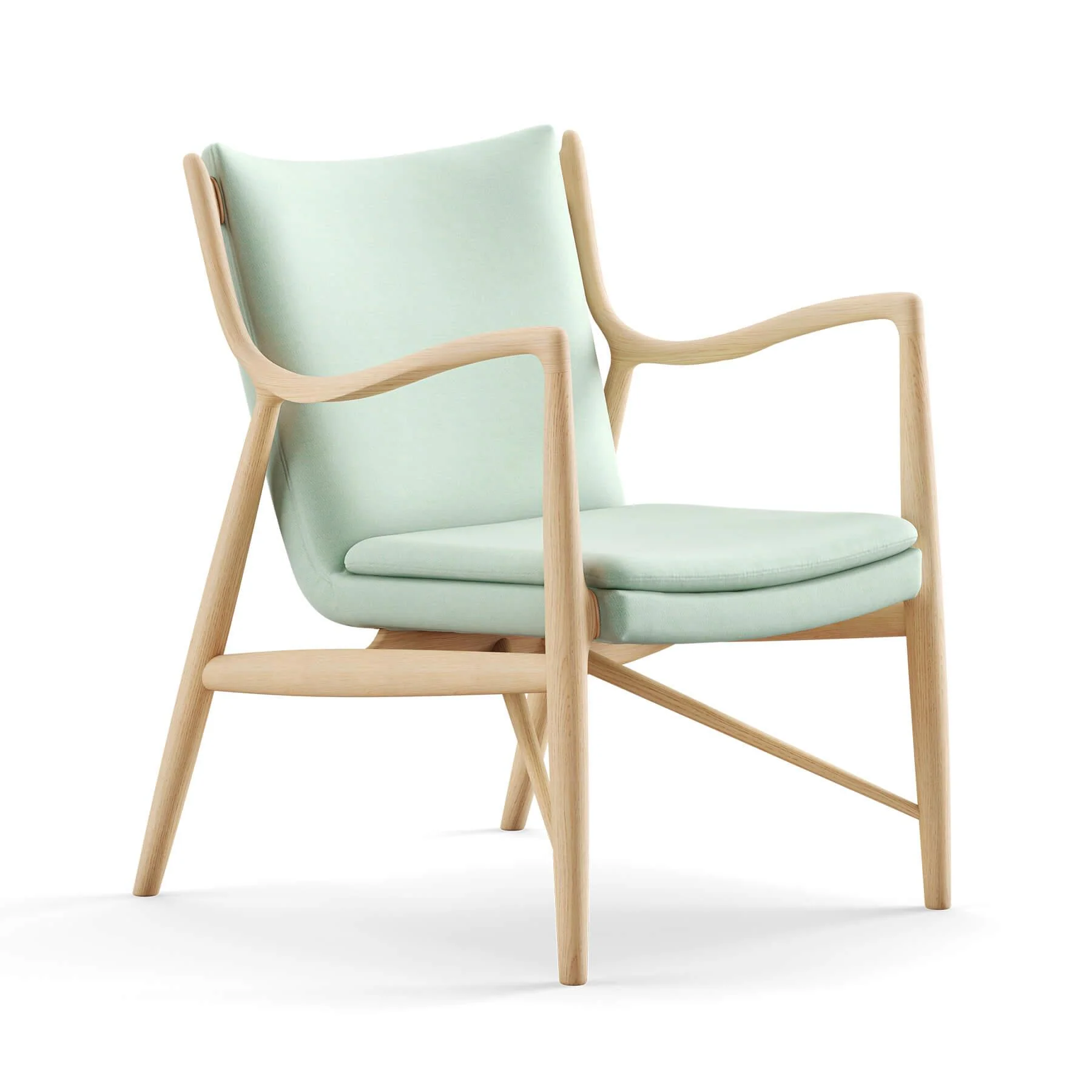 Finn Juhl The 45 Chair in Clear Oiled Oak - Image 45