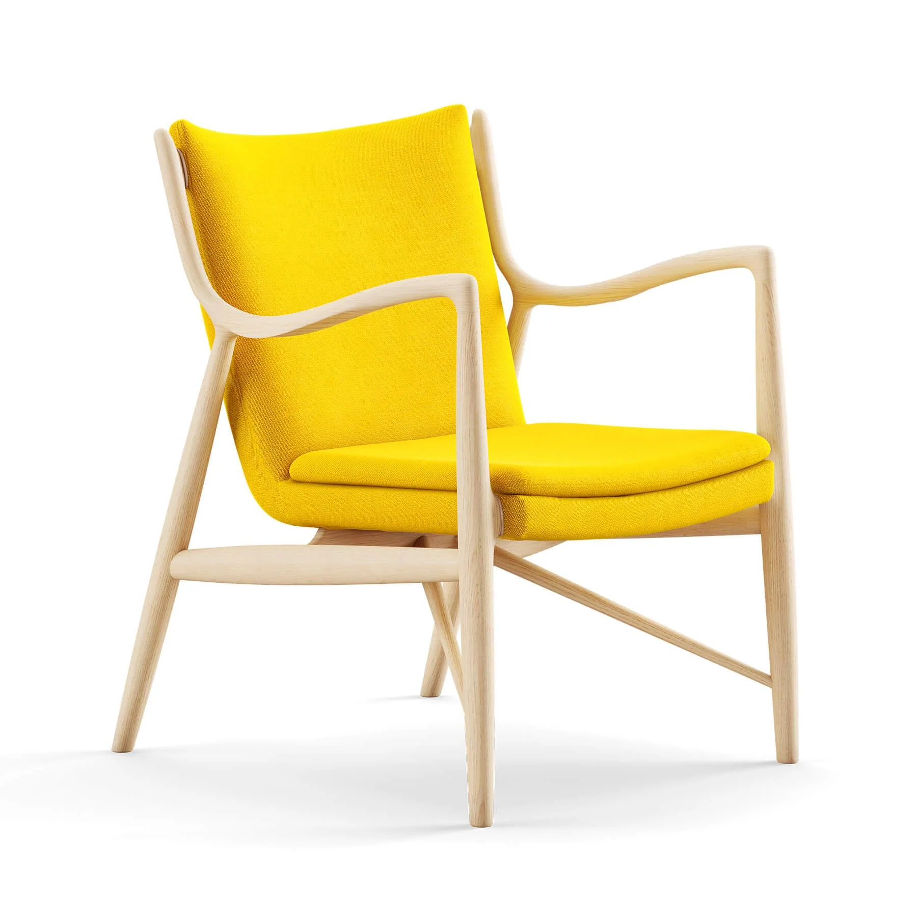 Finn Juhl The 45 Chair in Clear Oiled Oak - Image 46