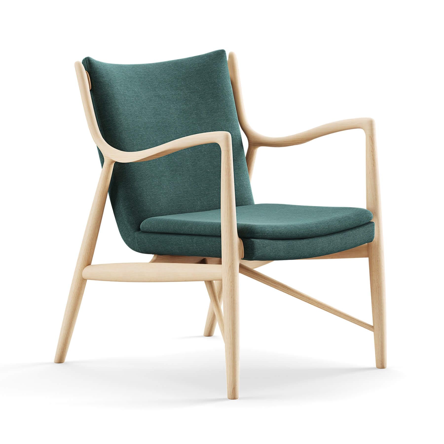 Finn Juhl The 45 Chair in Clear Oiled Oak - Image 49
