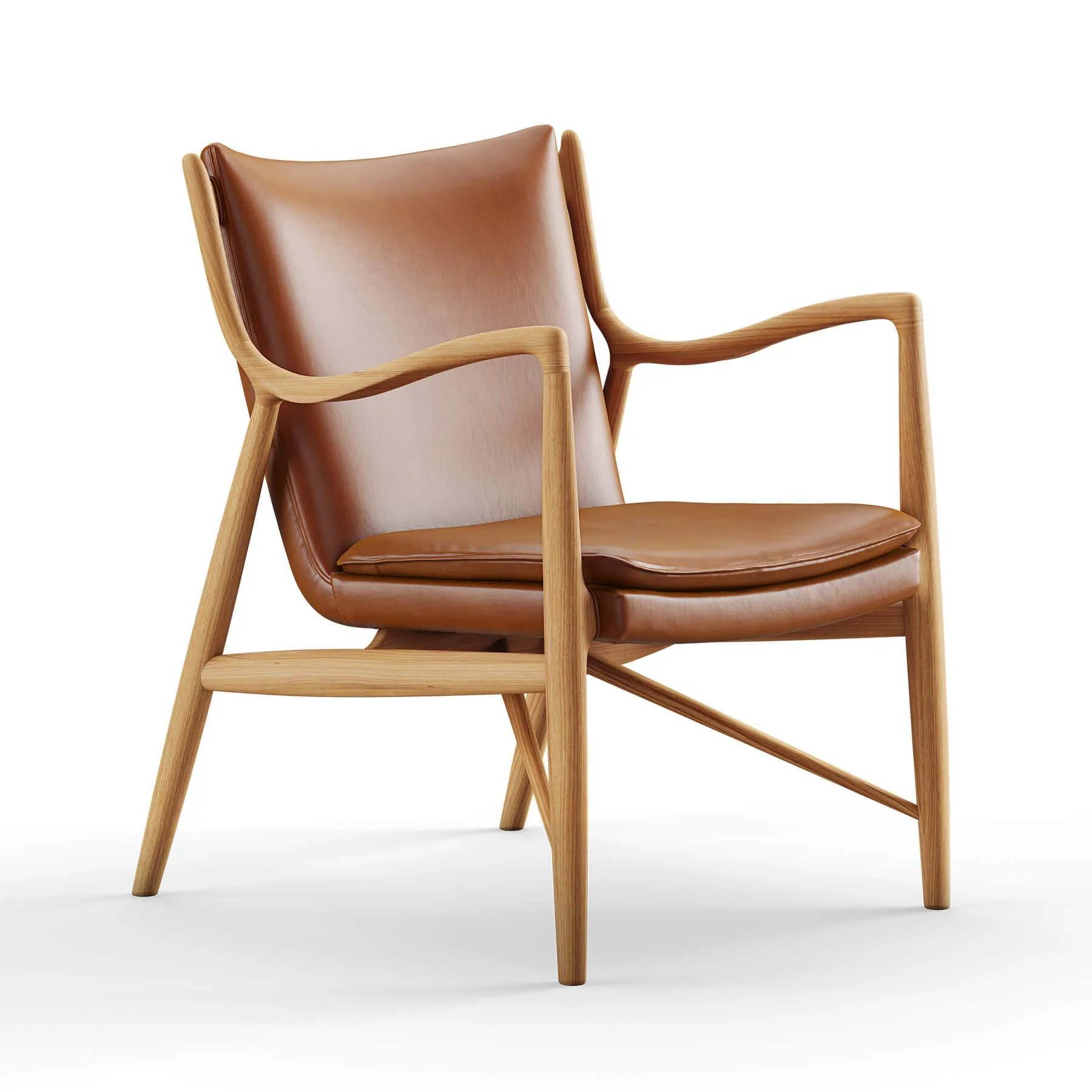 Finn Juhl The 45 Chair in Dark Oiled Oak