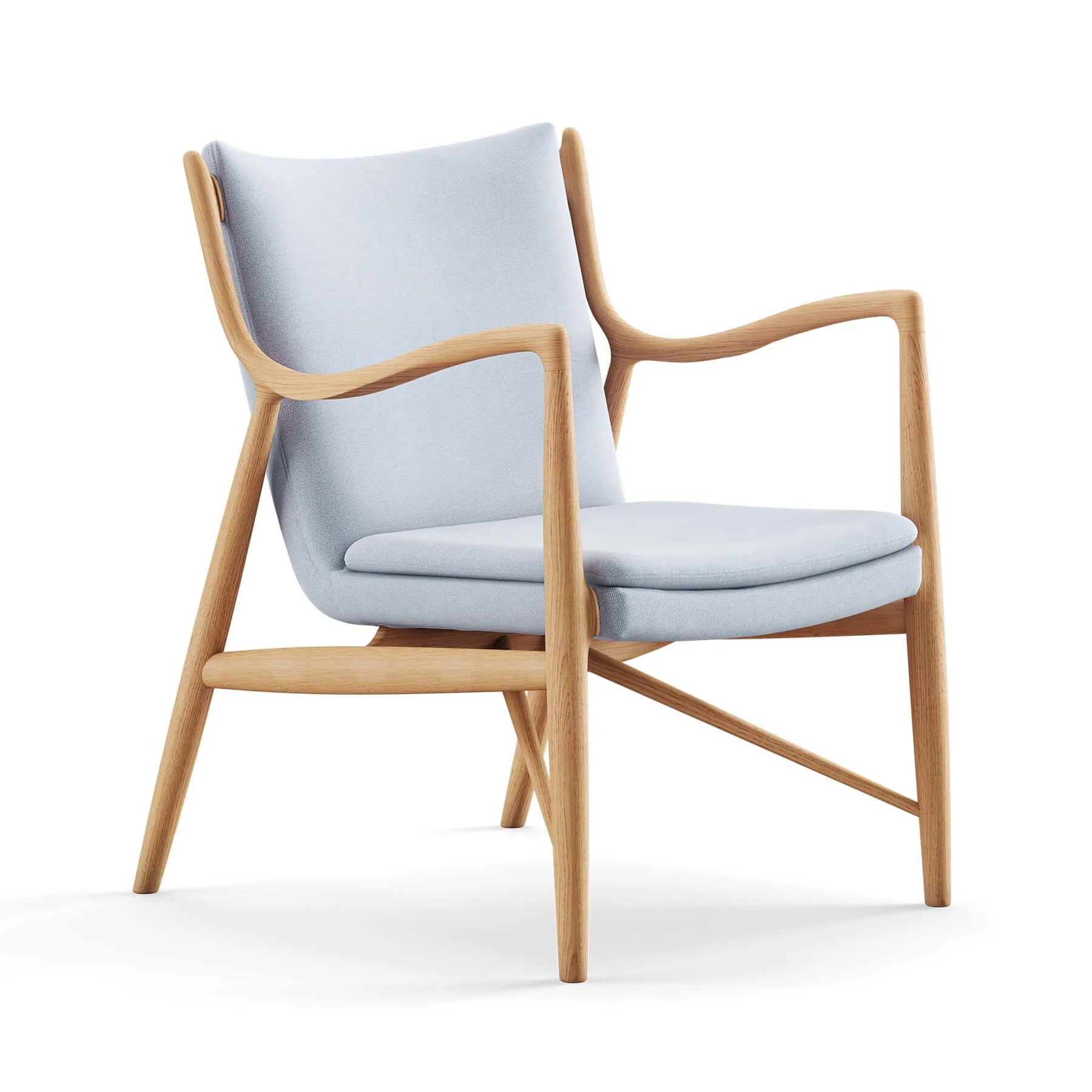 Finn Juhl The 45 Chair in Dark Oiled Oak - Image 13