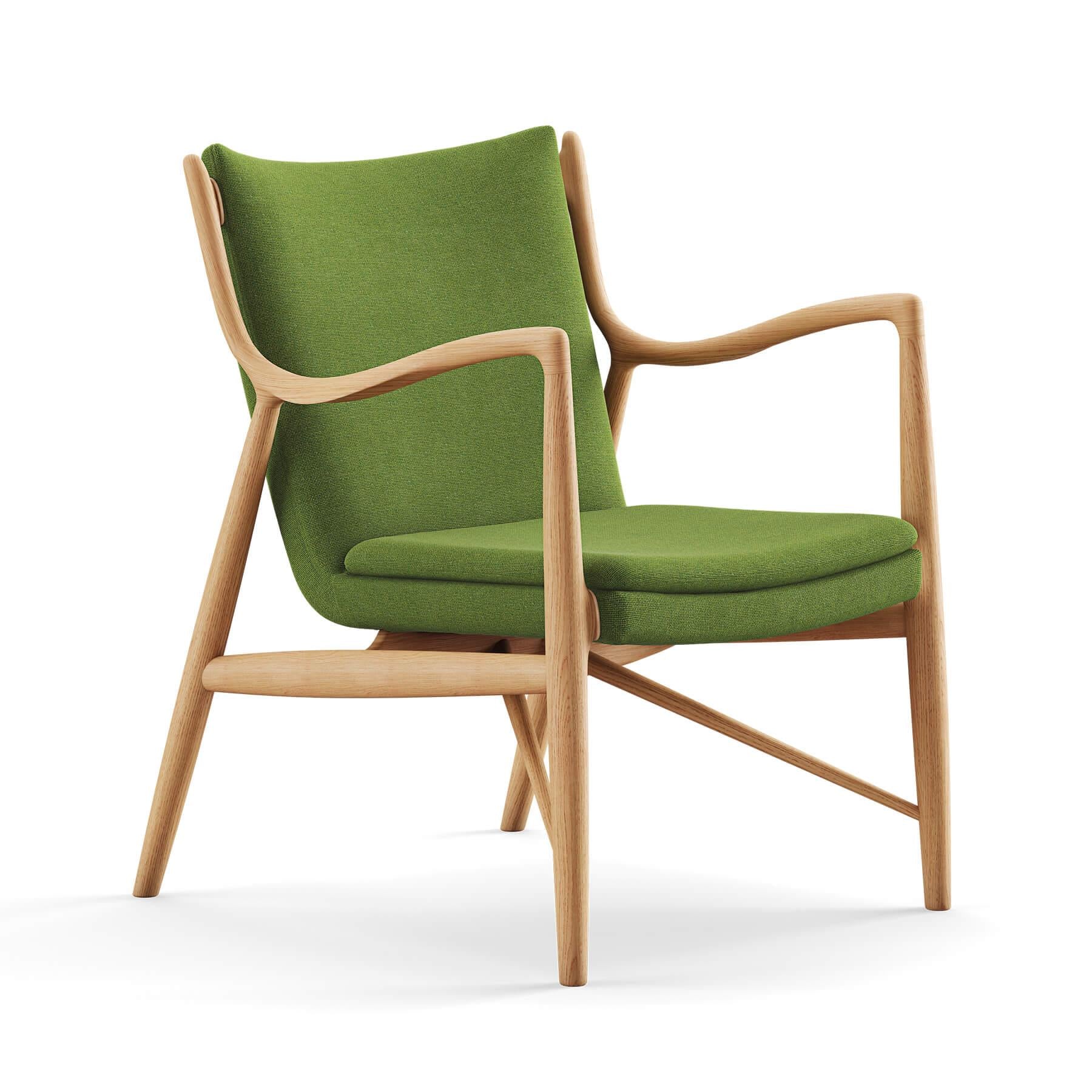 Finn Juhl The 45 Chair in Dark Oiled Oak - Image 21