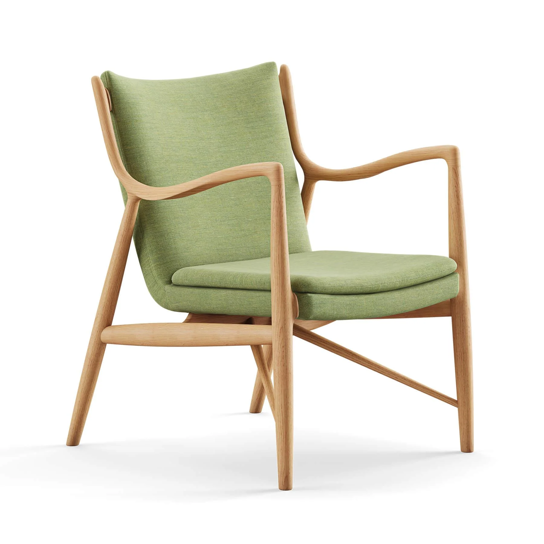 Finn Juhl The 45 Chair in Dark Oiled Oak - Image 25