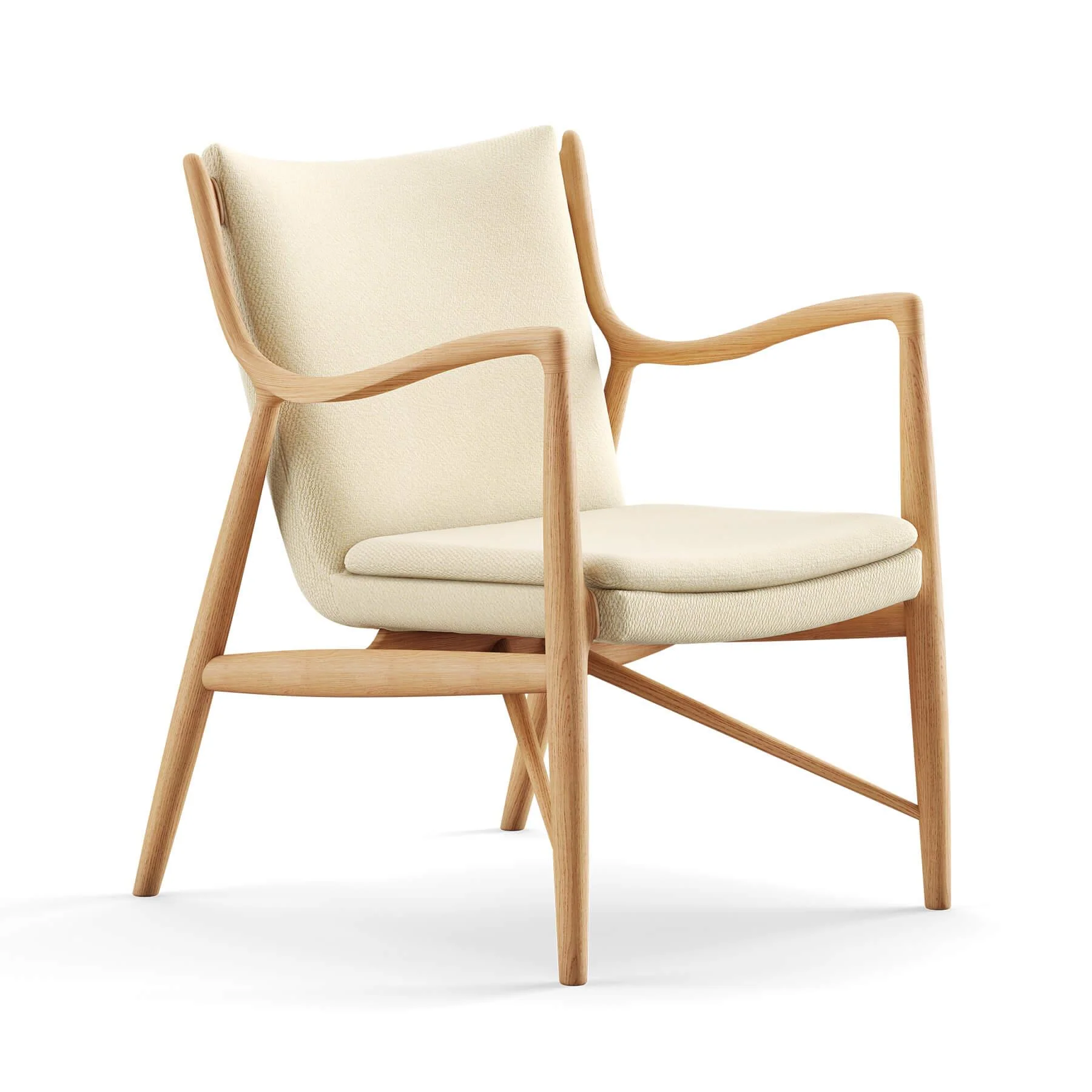Finn Juhl The 45 Chair in Dark Oiled Oak - Image 31