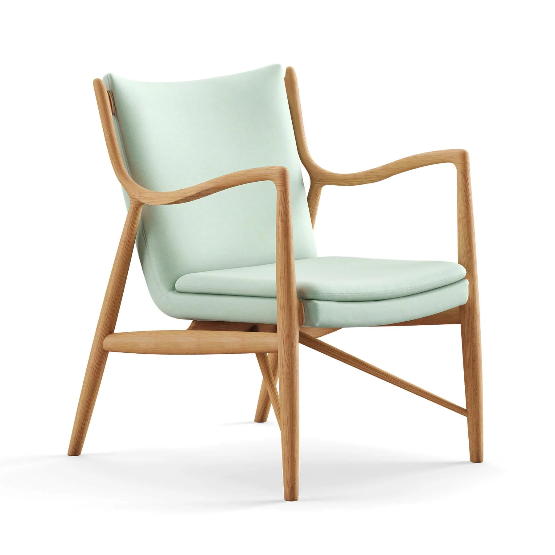 Finn Juhl The 45 Chair in Dark Oiled Oak - Image 36