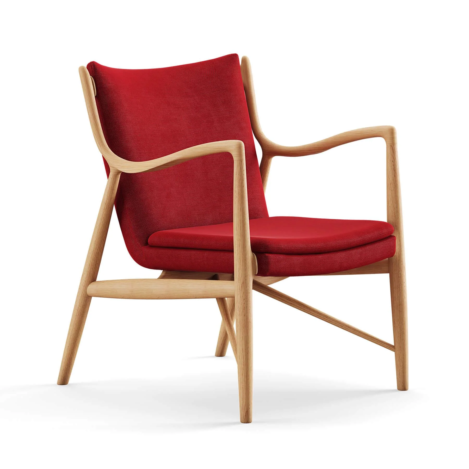 Finn Juhl The 45 Chair in Dark Oiled Oak - Image 42