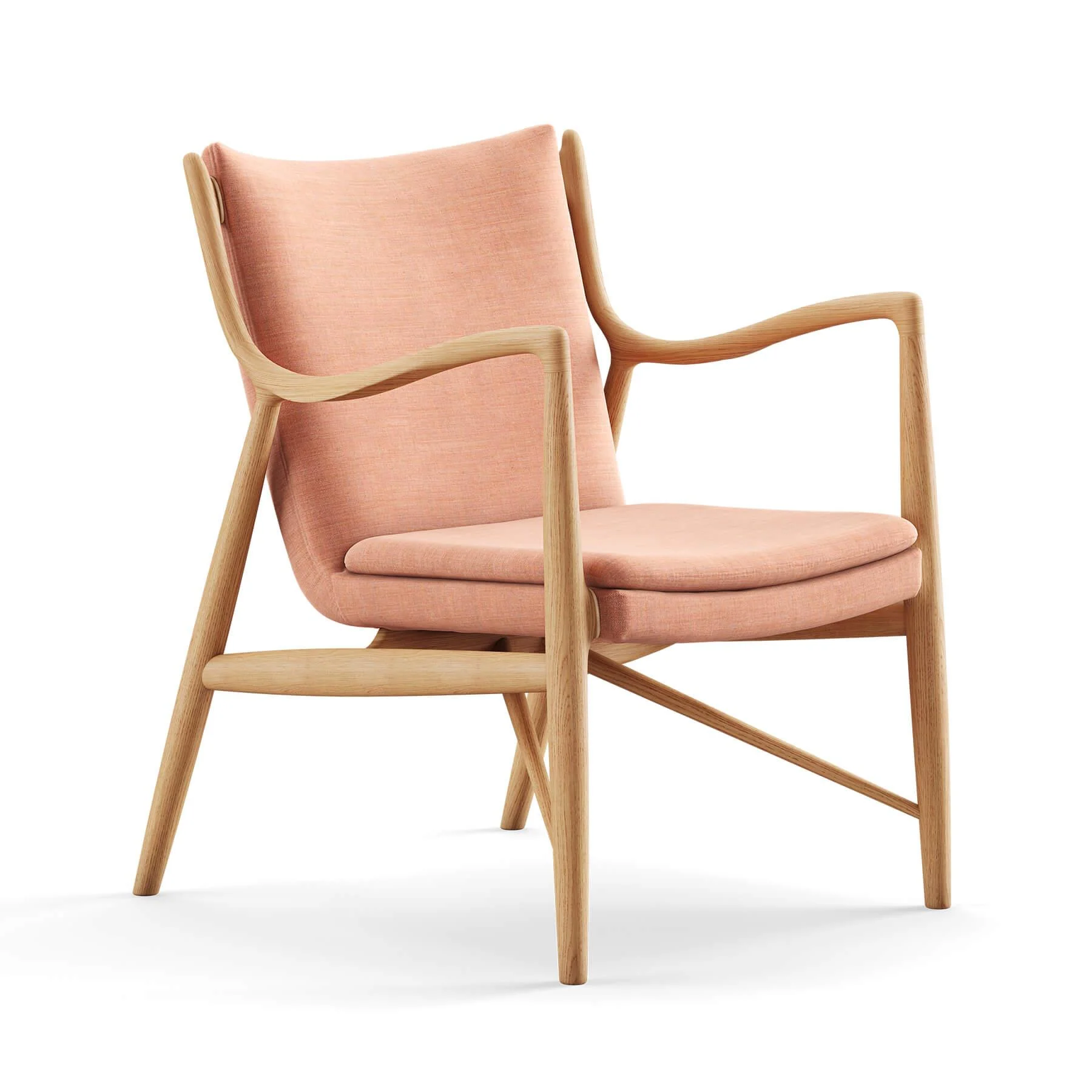 Finn Juhl The 45 Chair in Dark Oiled Oak - Image 43