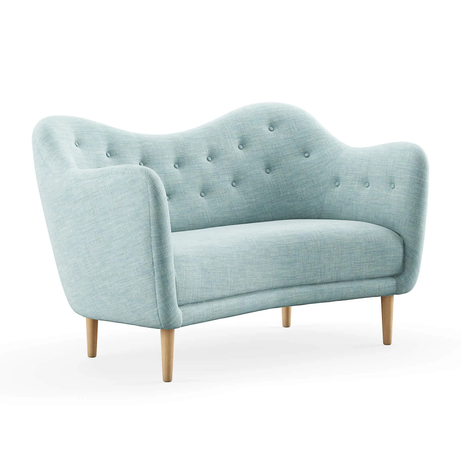 Finn Juhl The 46 Sofa in Clear Oiled Oak - Image 6