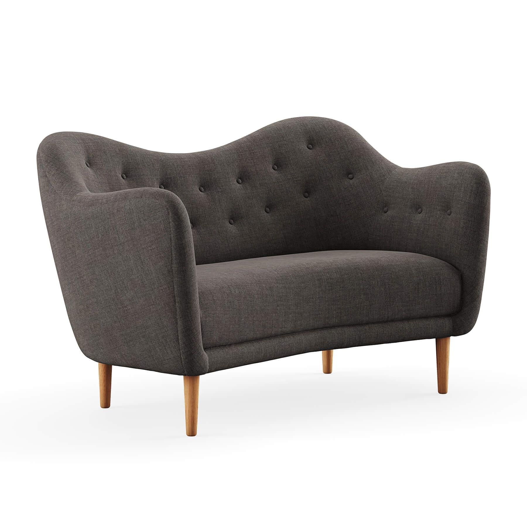 Finn Juhl The 46 Sofa in Dark Oiled Oak - Image 2