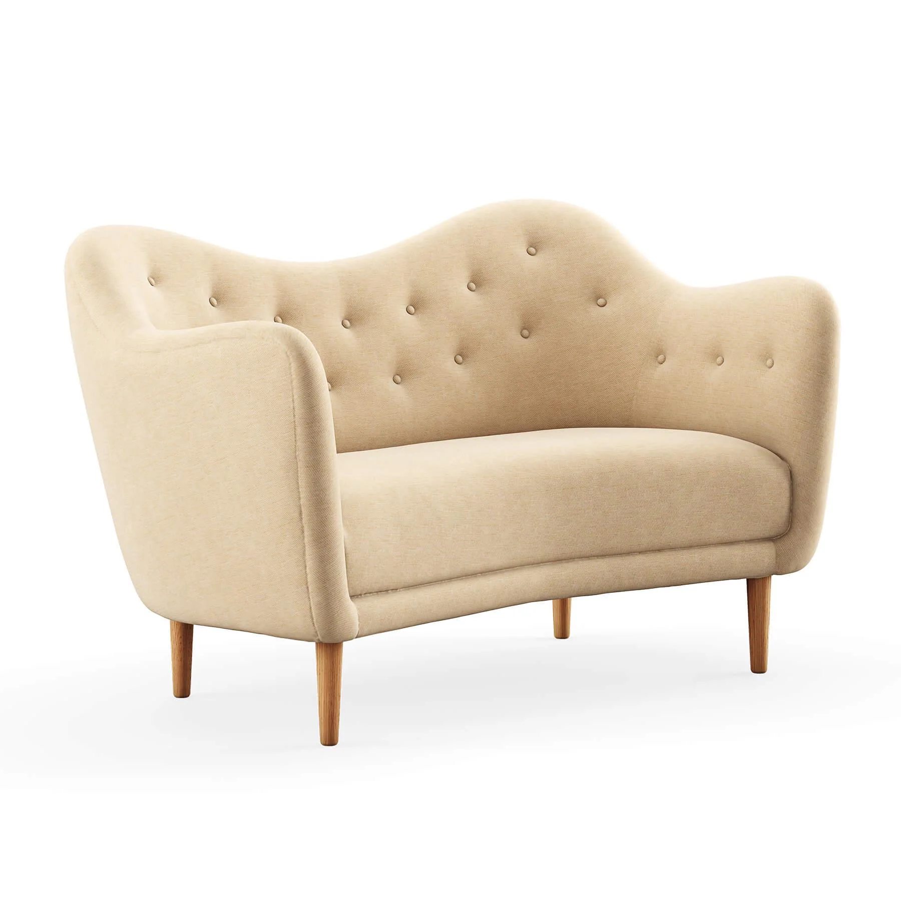 Finn Juhl The 46 Sofa in Dark Oiled Oak - Image 30