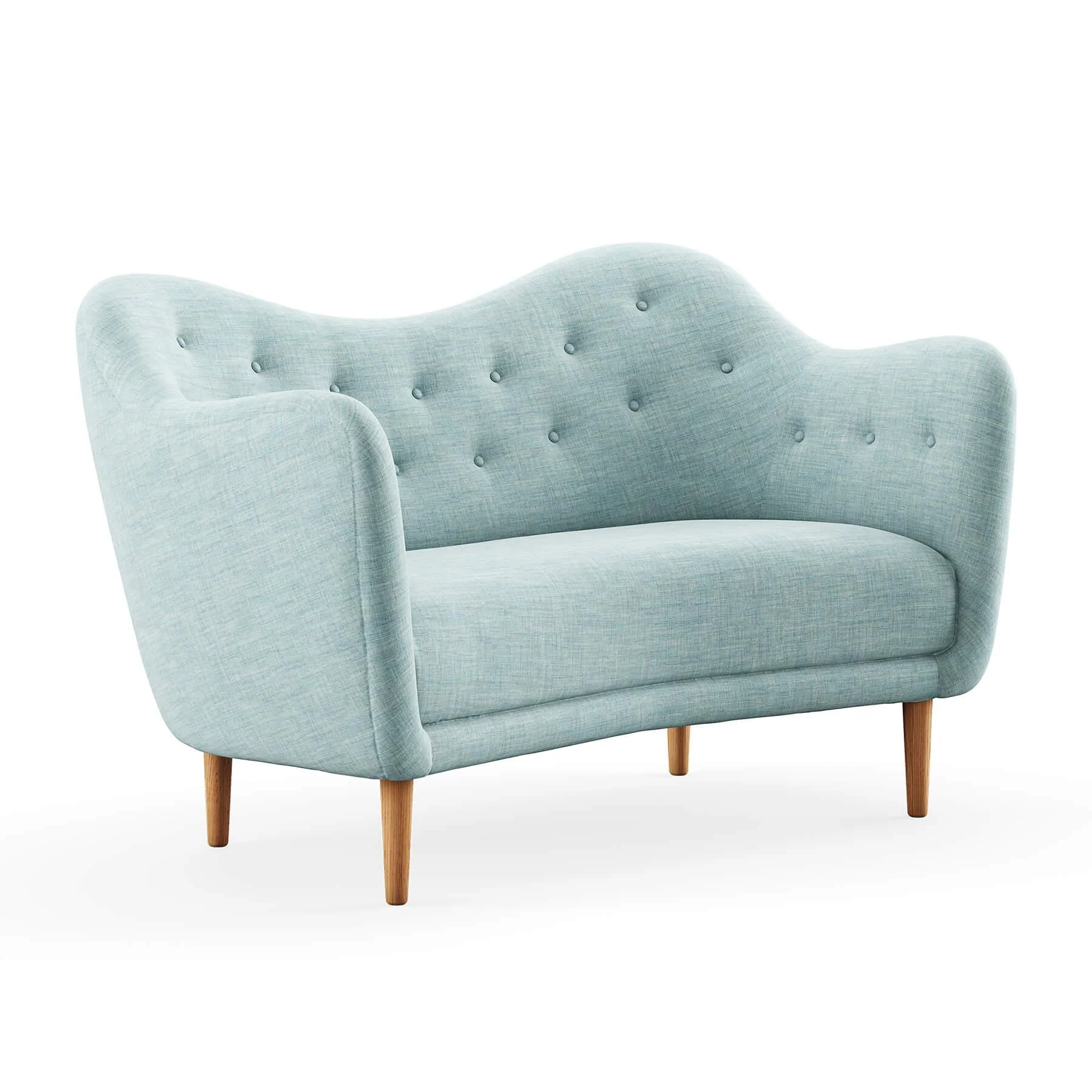 Finn Juhl The 46 Sofa in Dark Oiled Oak - Image 34