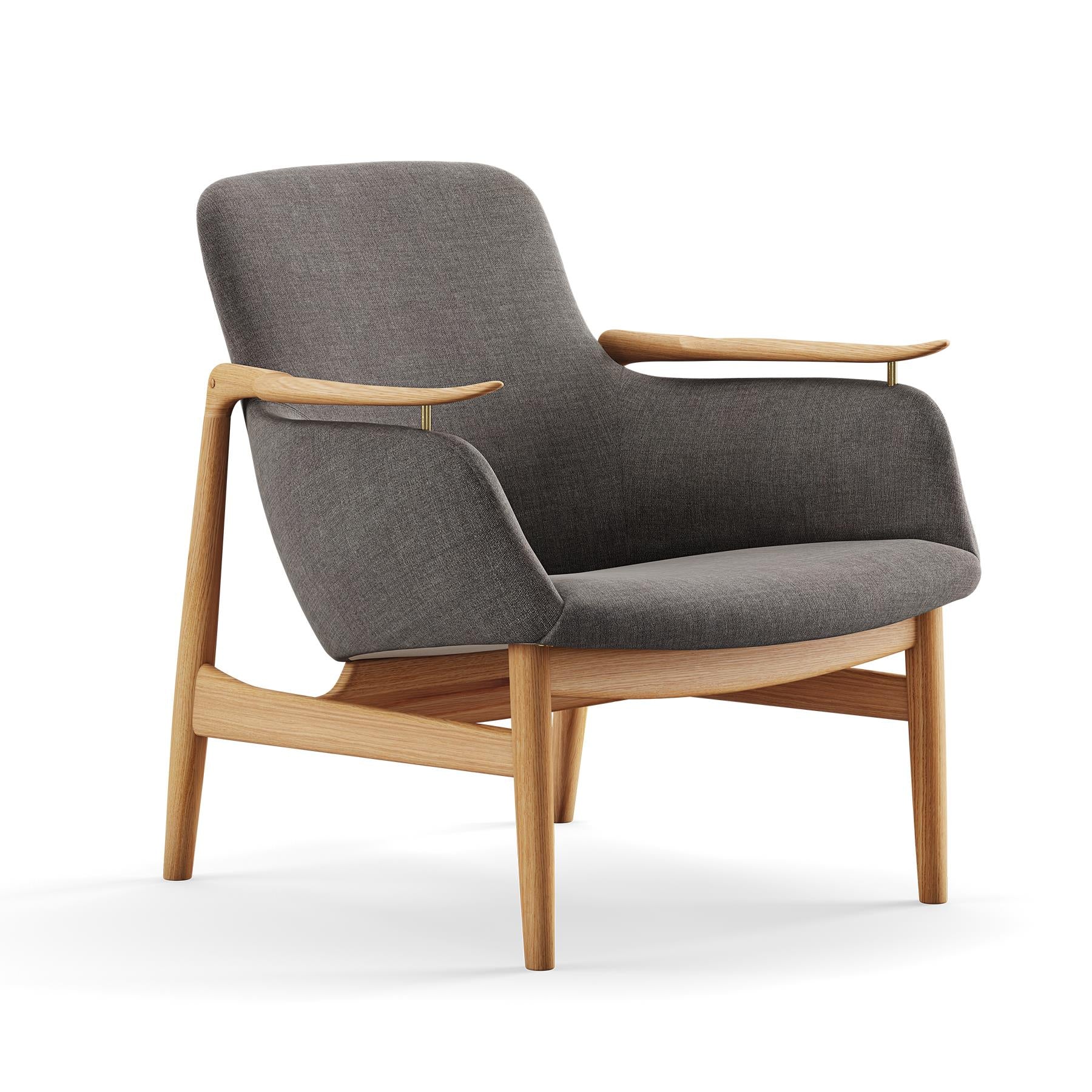 Finn Juhl The 53 Chair in Dark Oiled Oak - Image 16