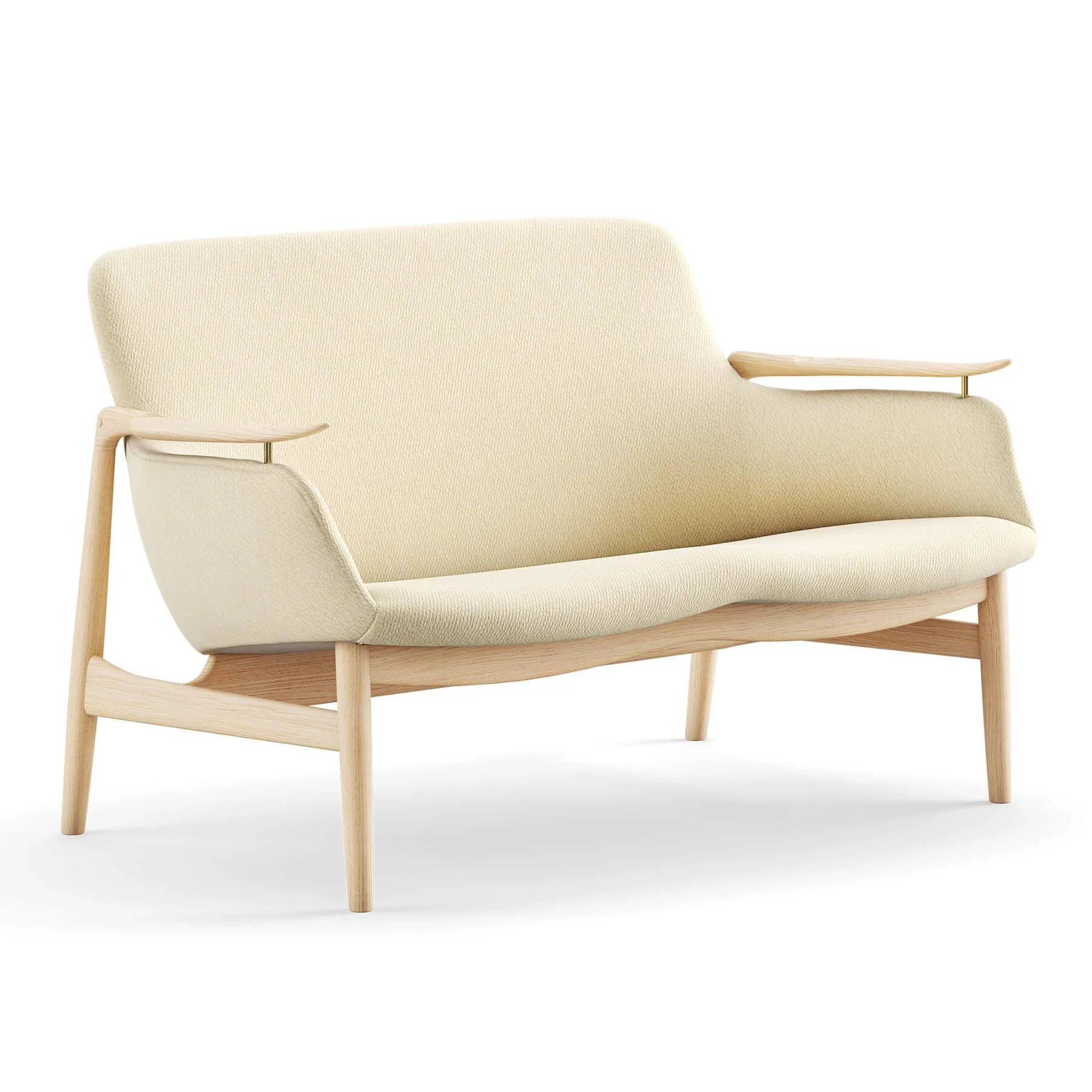 Finn Juhl The 53 Sofa in Clear Oiled Oak - Image 17