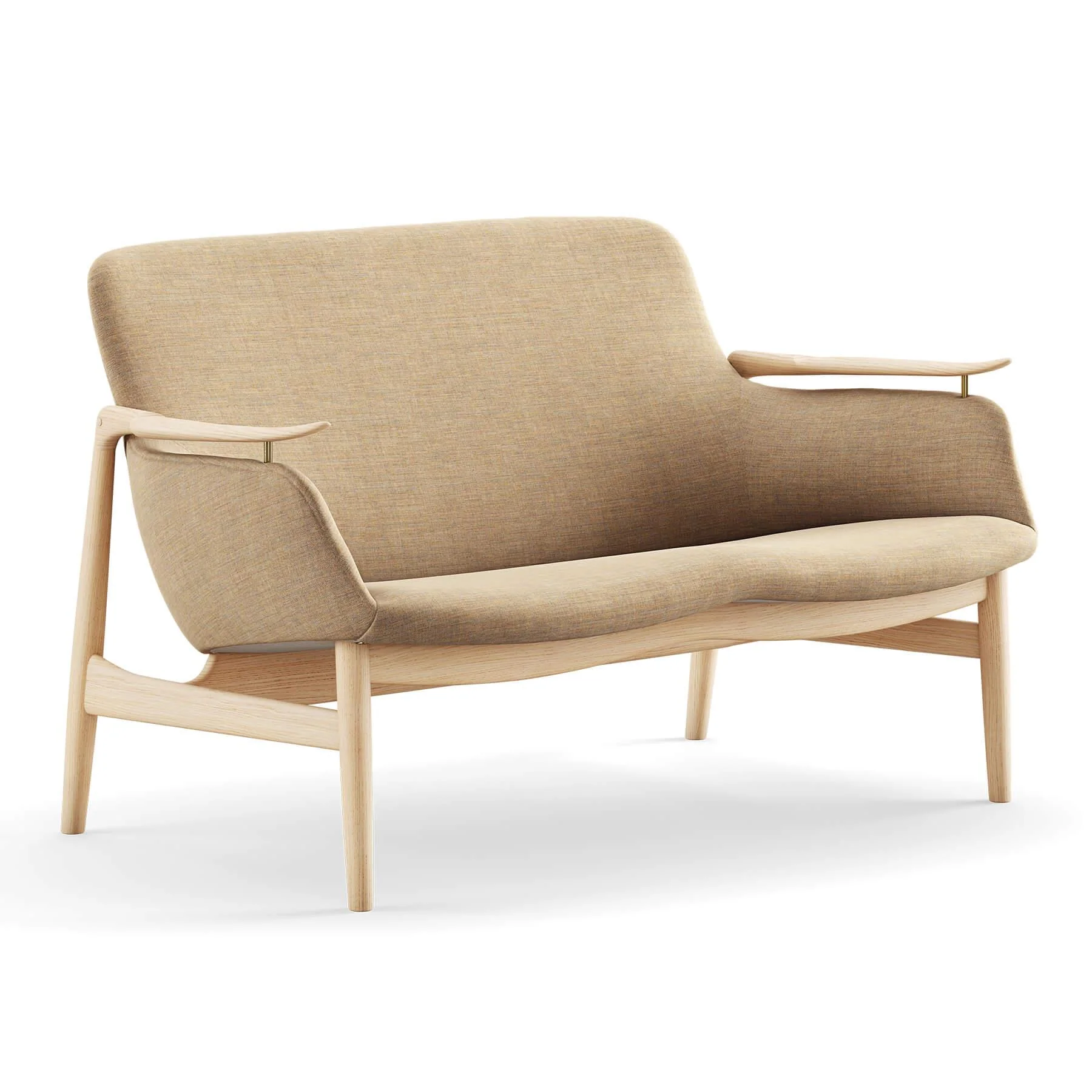 Finn Juhl The 53 Sofa in Clear Oiled Oak - Image 19