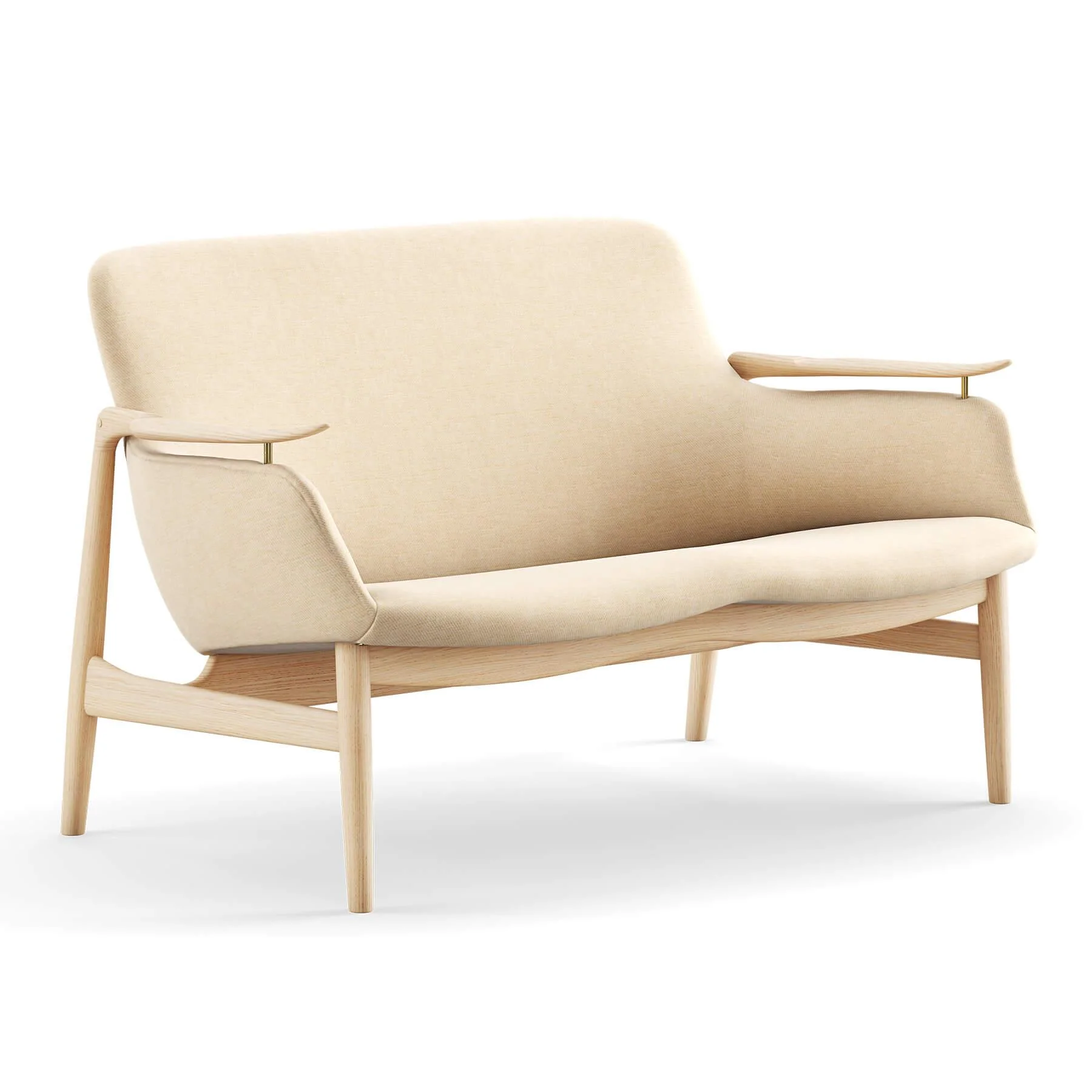 Finn Juhl The 53 Sofa in Clear Oiled Oak - Image 24