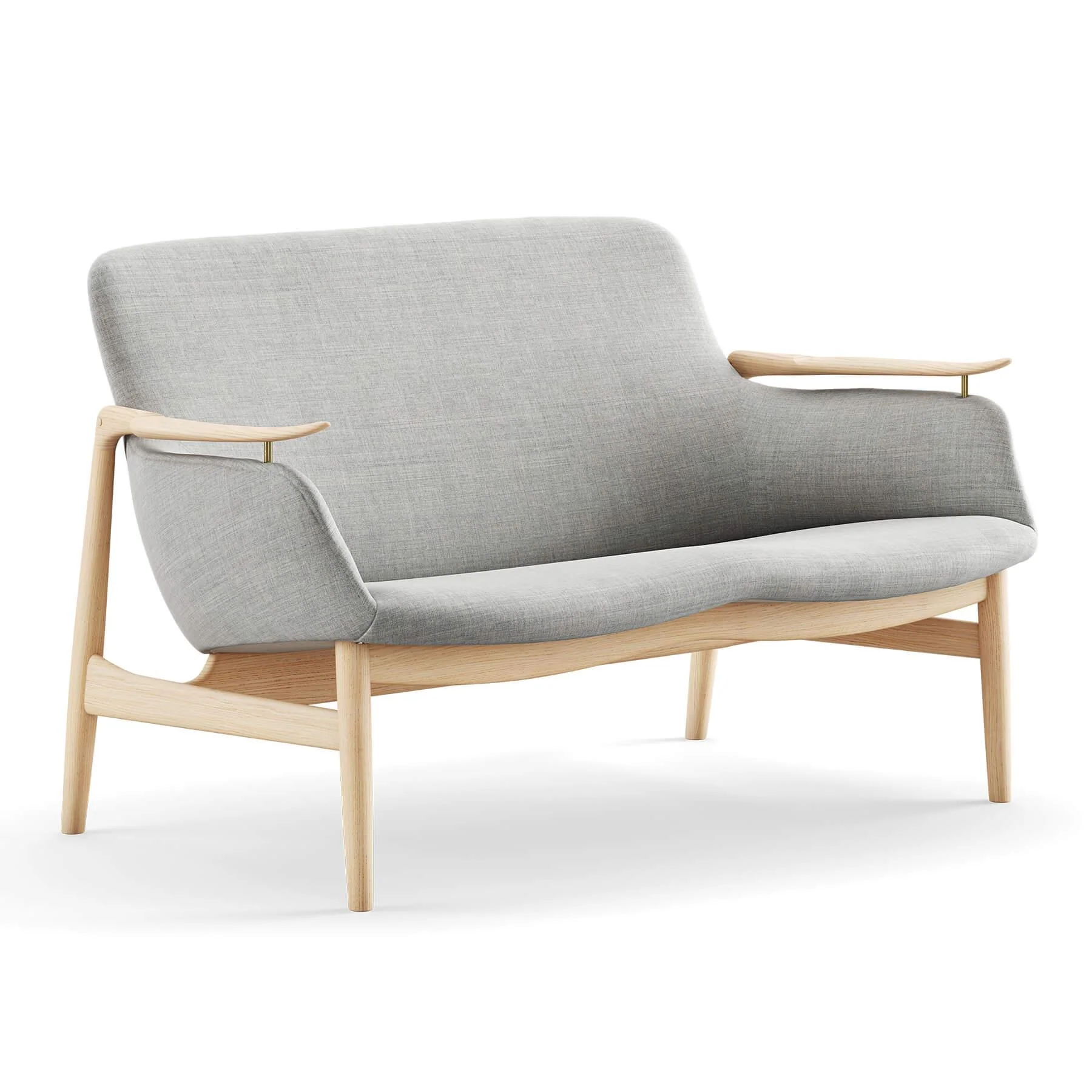 Finn Juhl The 53 Sofa in Clear Oiled Oak - Image 8