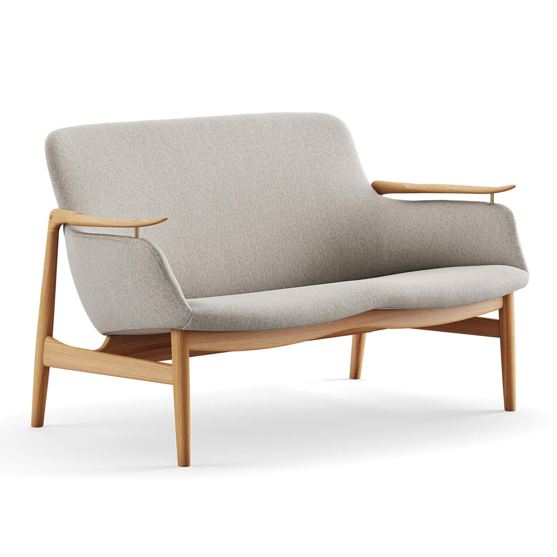 Finn Juhl The 53 Sofa in Dark Oiled Oak - Image 14