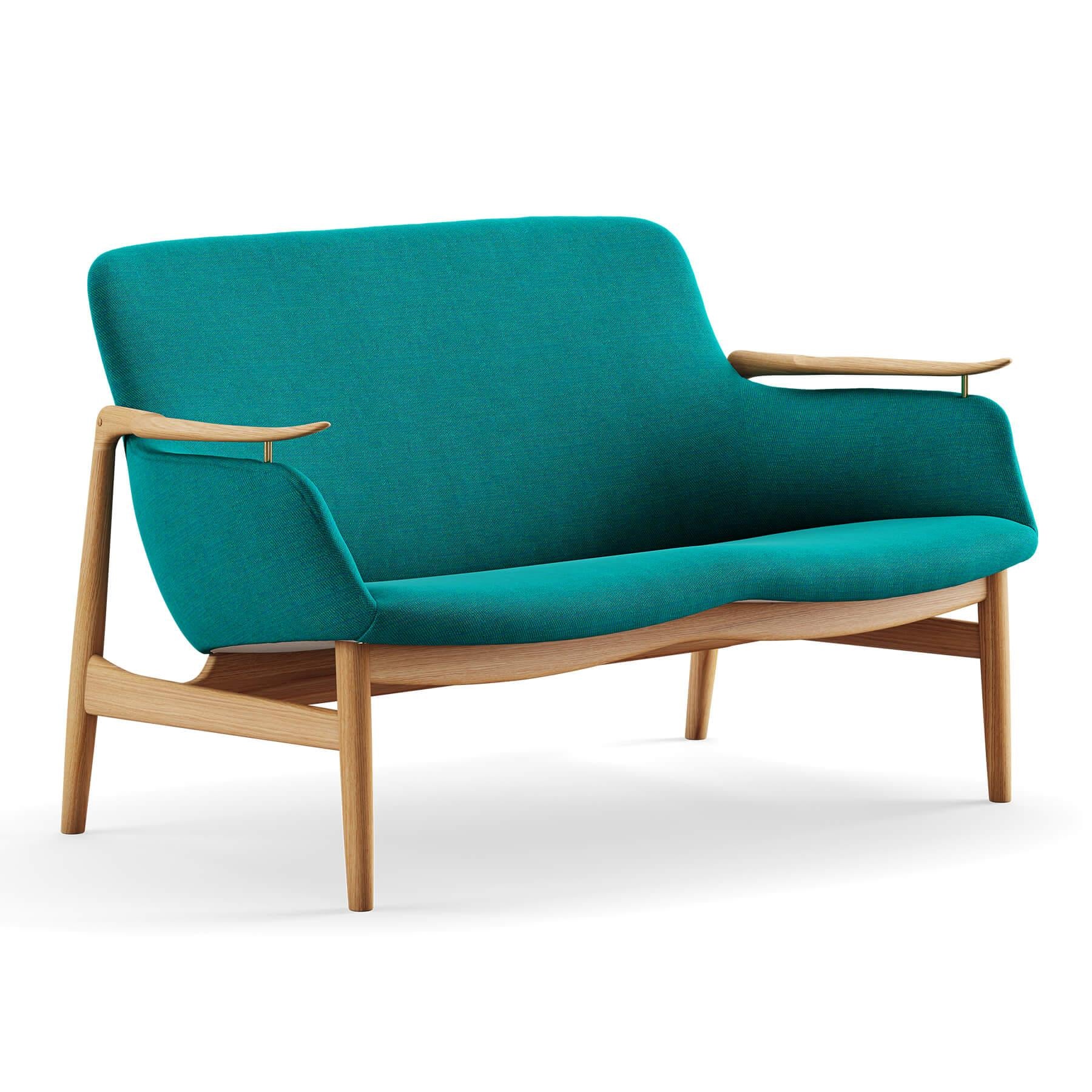 Finn Juhl The 53 Sofa in Dark Oiled Oak - Image 16