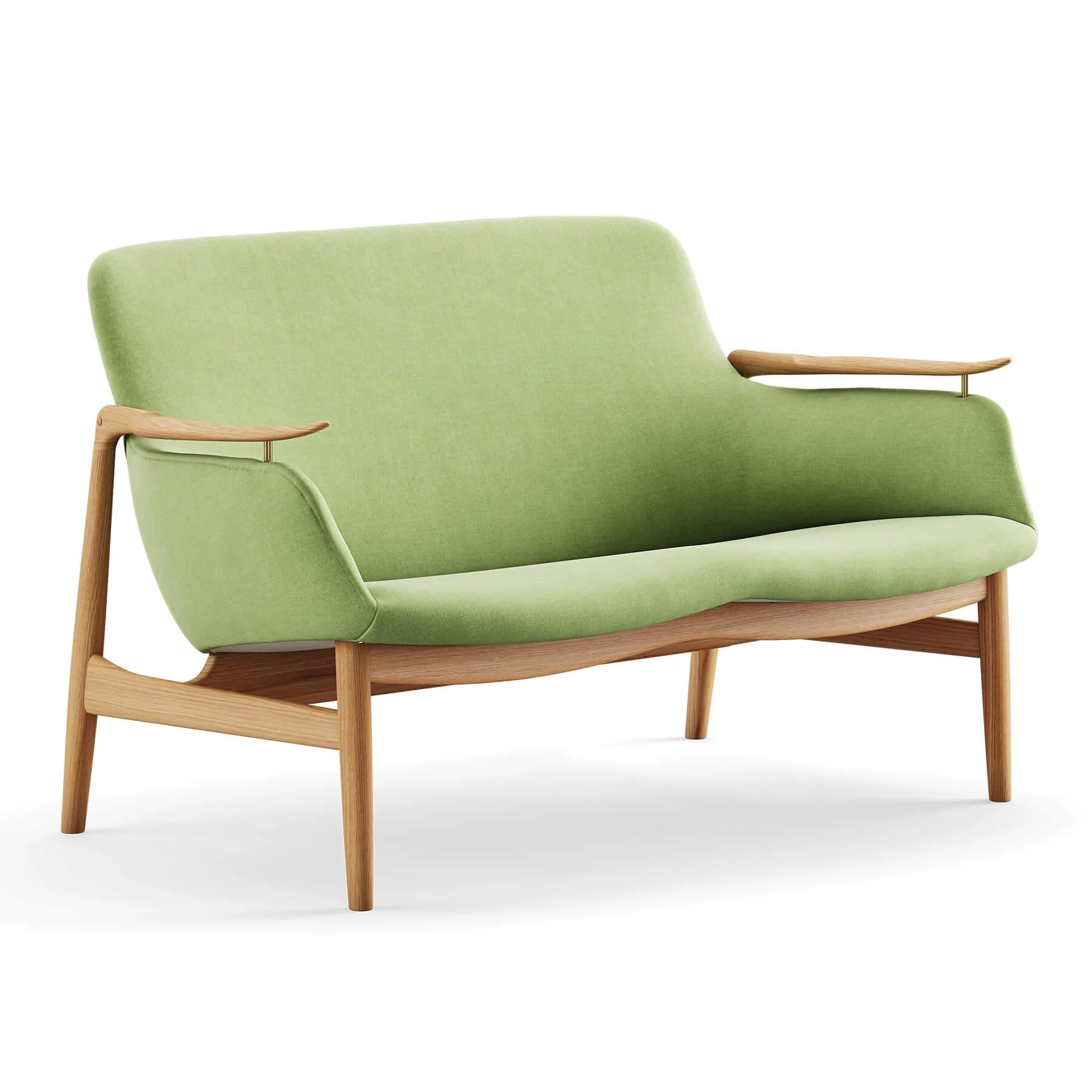 Finn Juhl The 53 Sofa in Dark Oiled Oak - Image 33