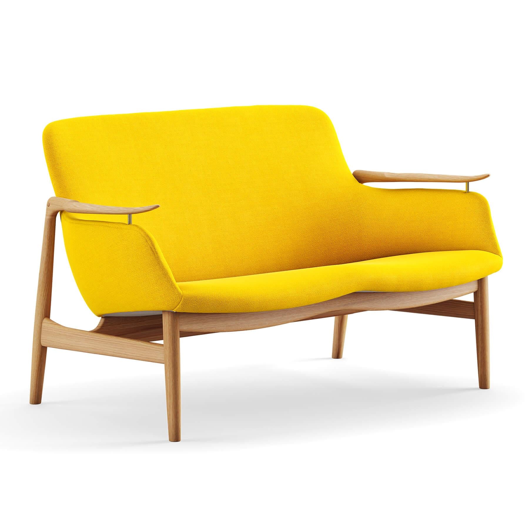Finn Juhl The 53 Sofa in Dark Oiled Oak - Image 36